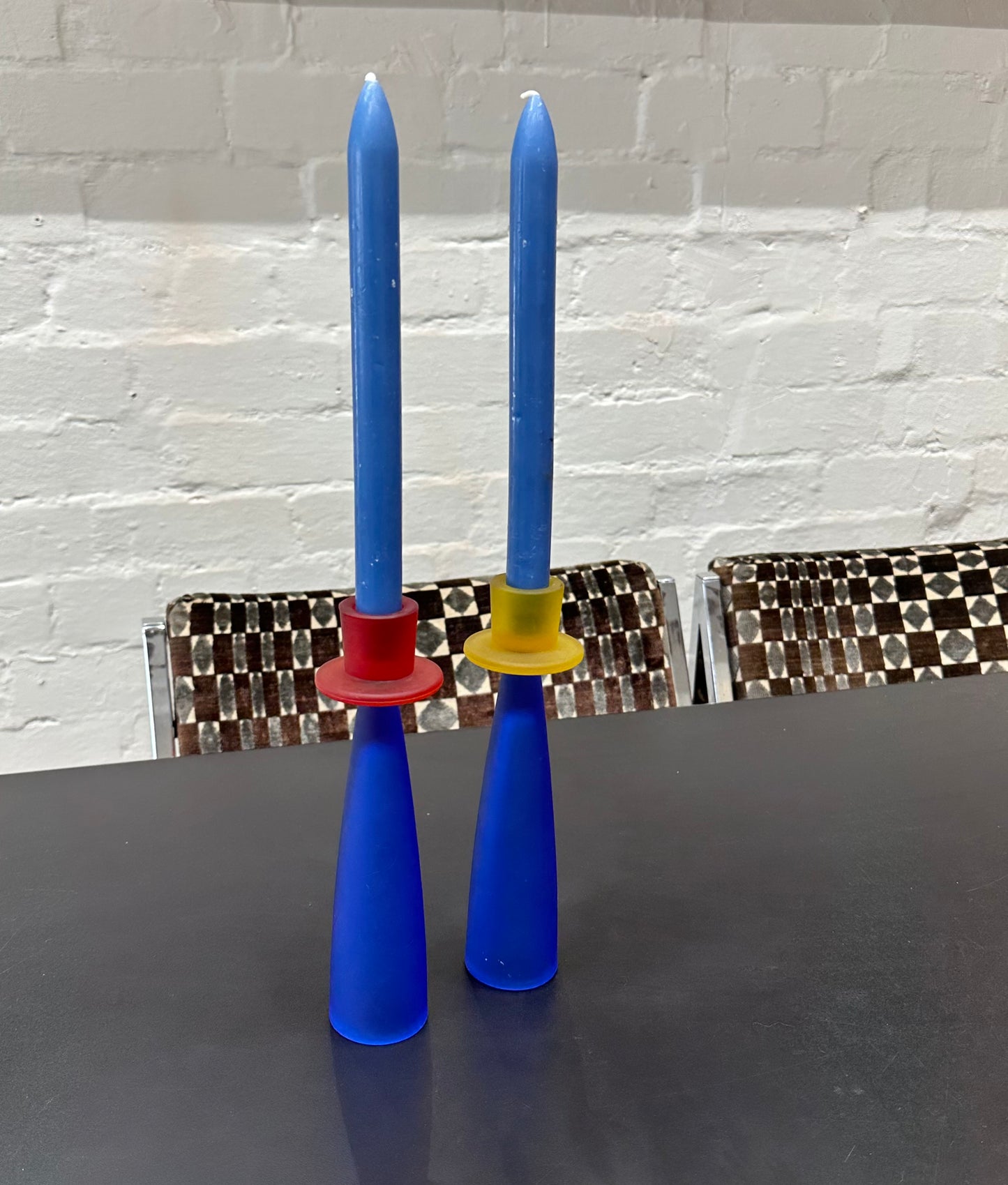 Glass Candlesticks