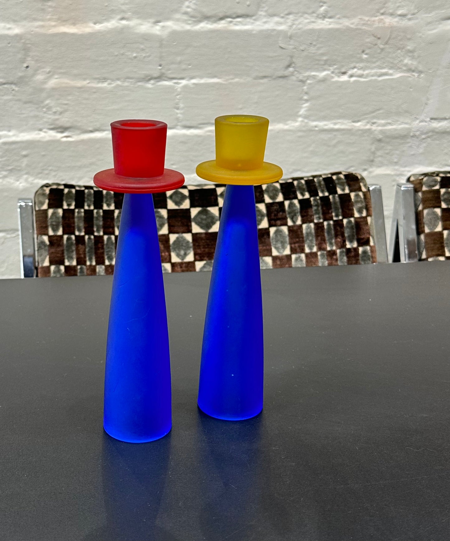 Glass Candlesticks