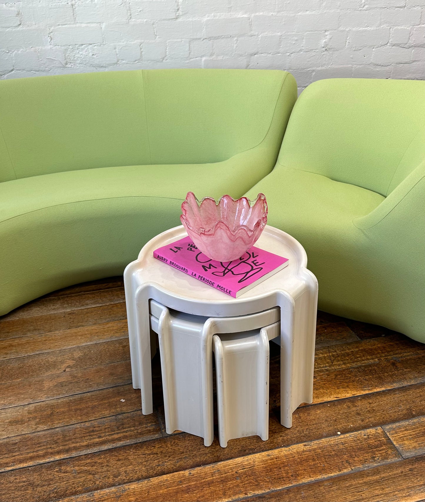 Kartell Nesting Tables in white