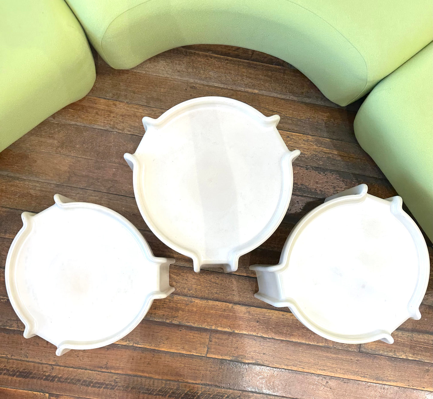 Kartell Nesting Tables in white