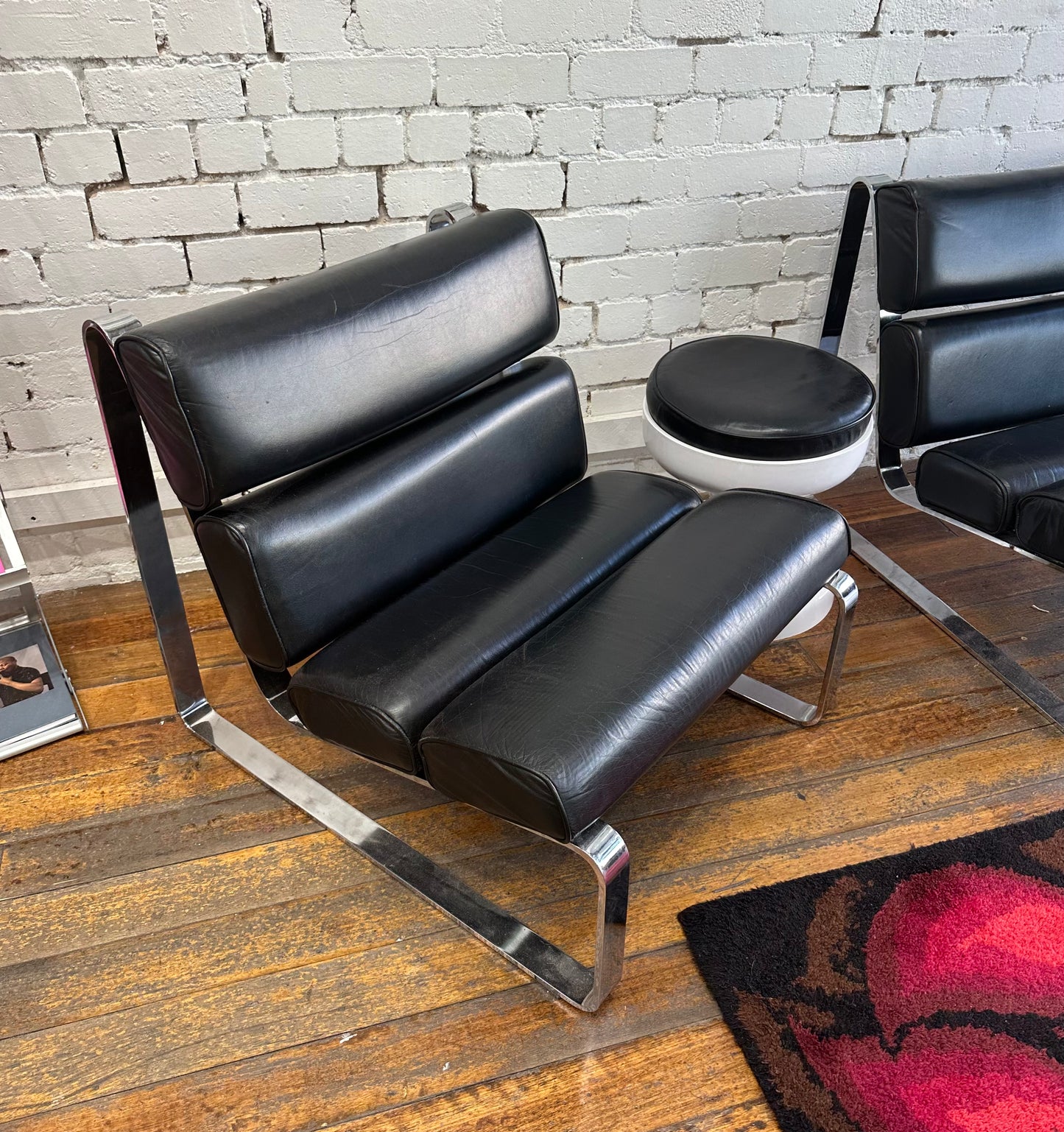 1970s Black Occasional Chairs