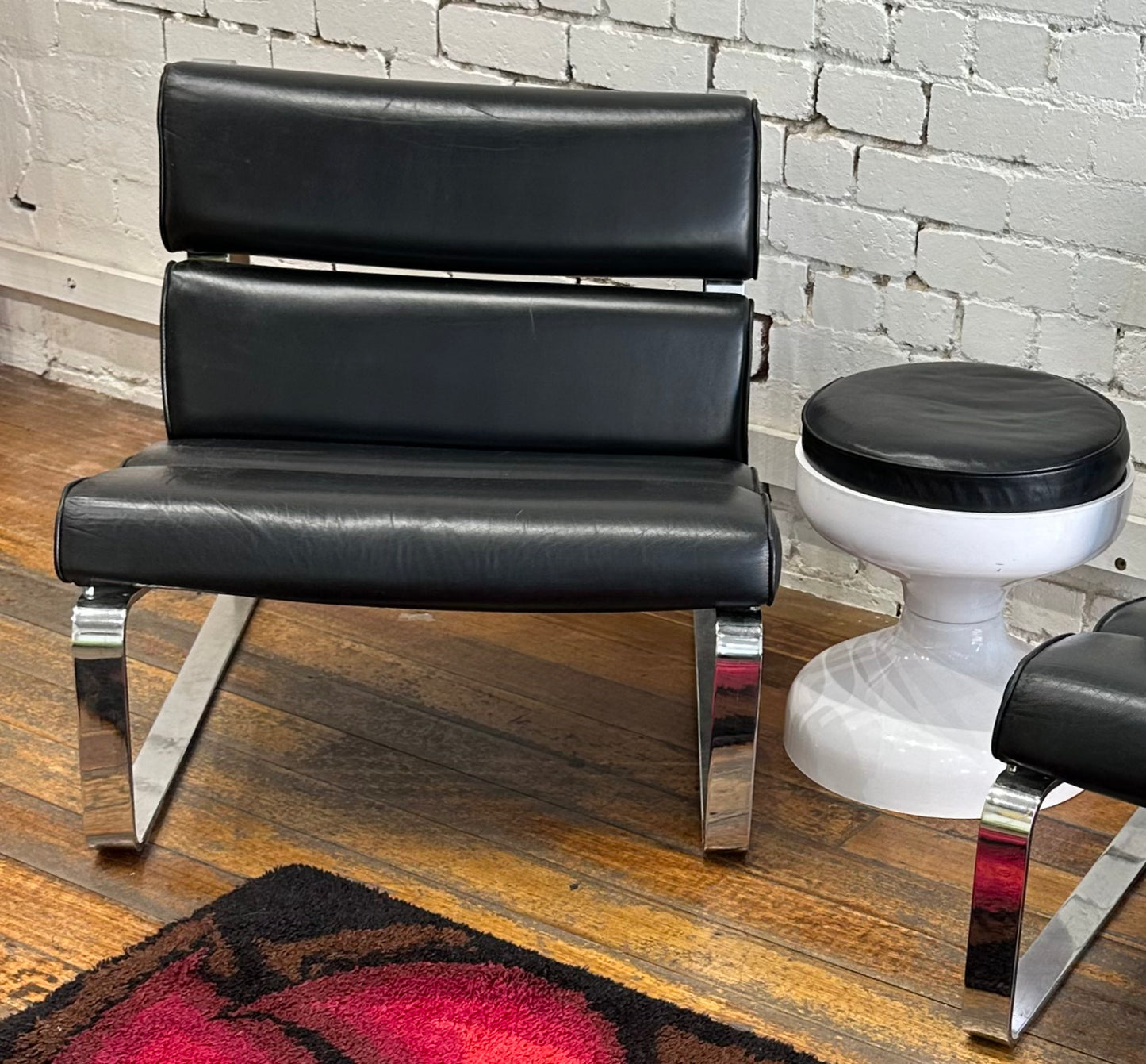 1970s Black Occasional Chairs