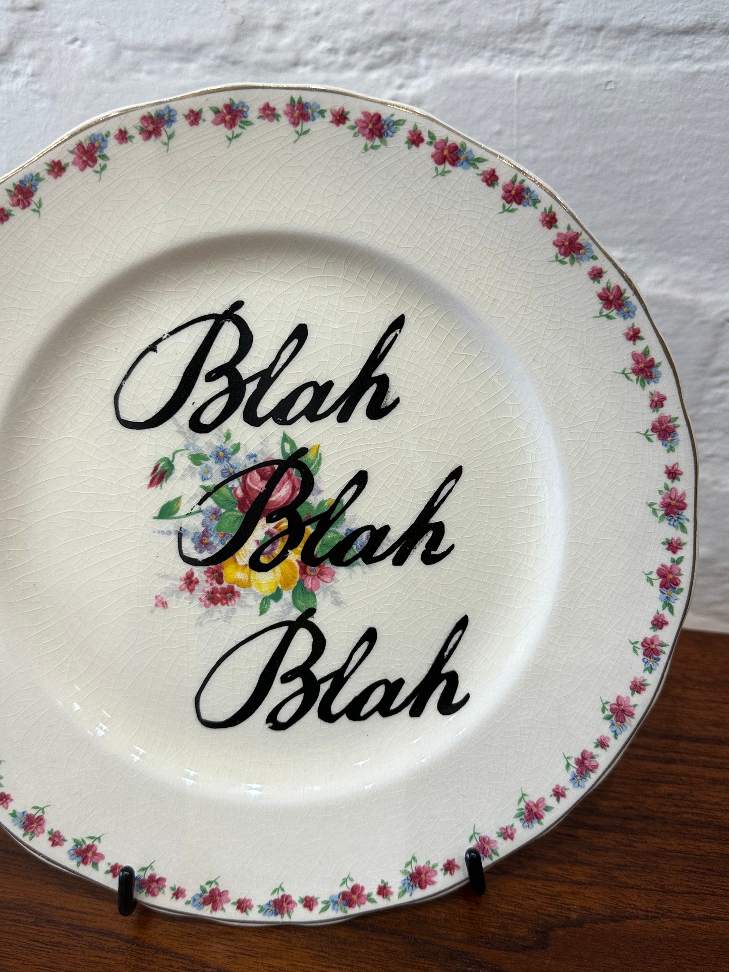 Blah Blah Blah Plate