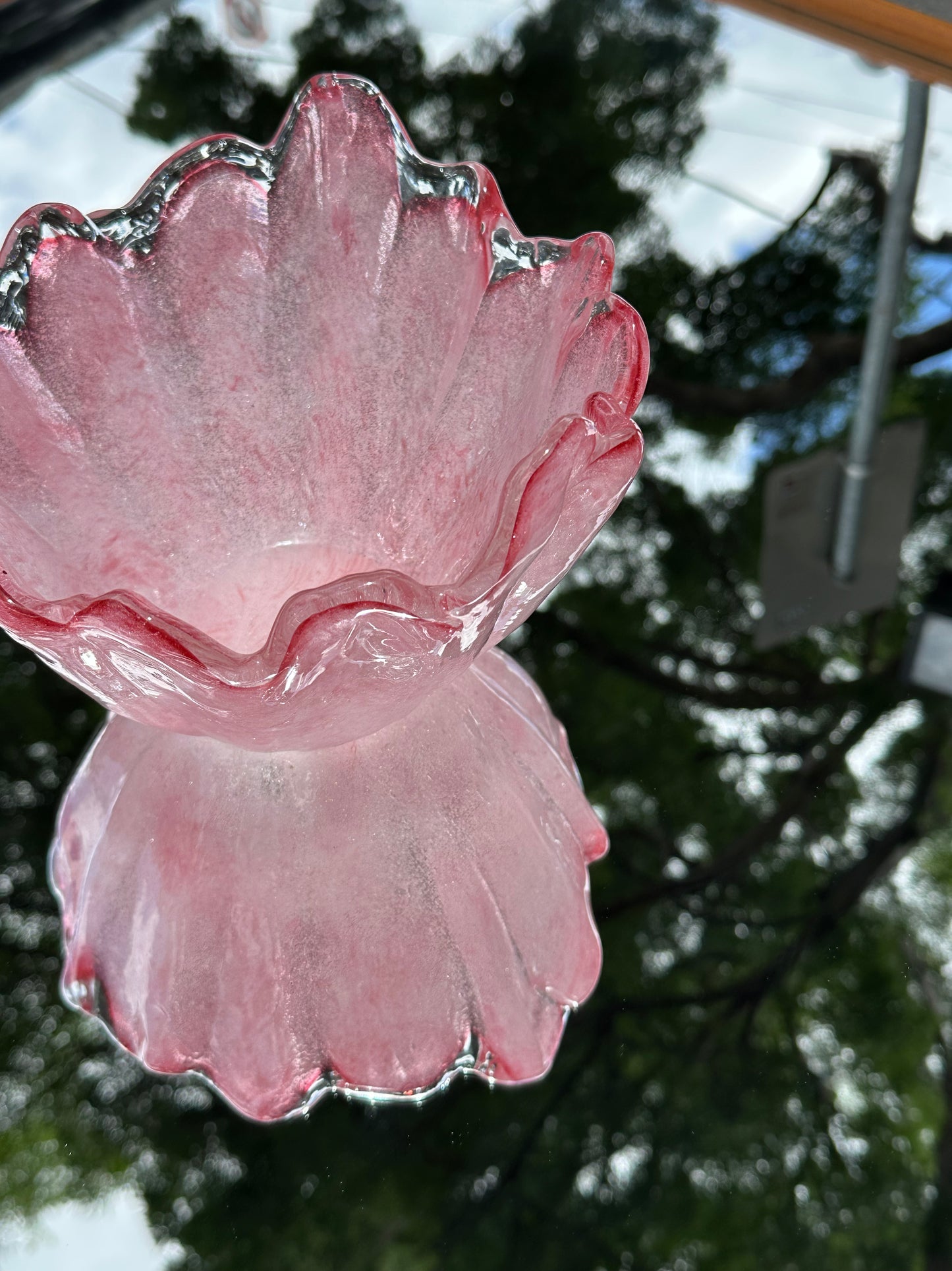 Pink Glass Bowl