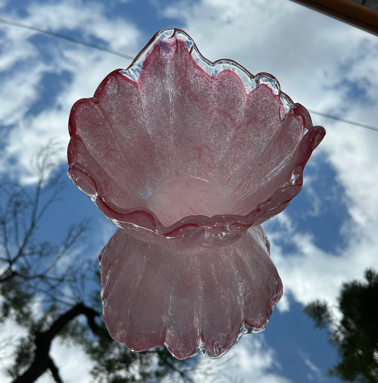 Pink Glass Bowl