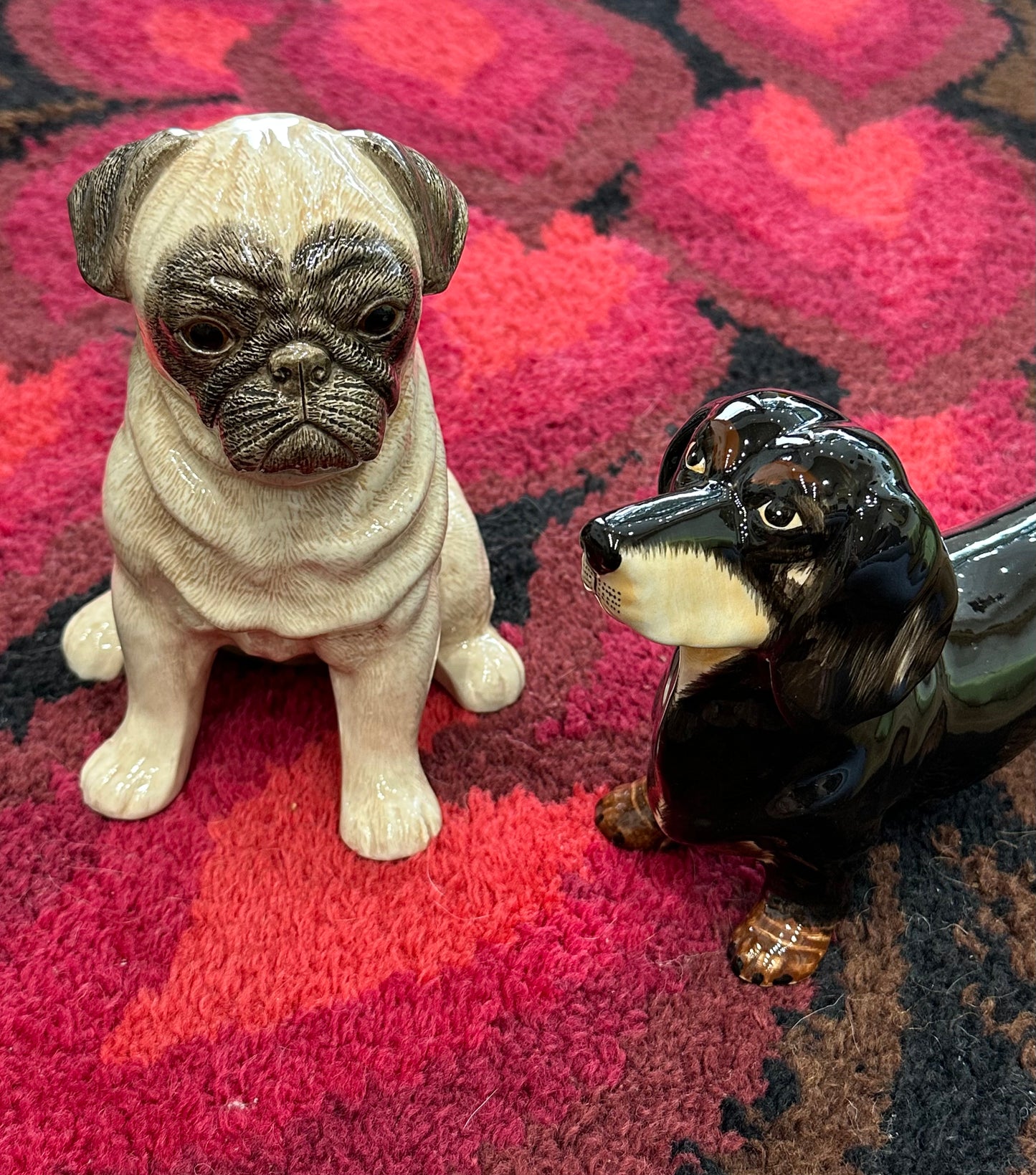 Ceramic 'Pug' Dog Sculpture