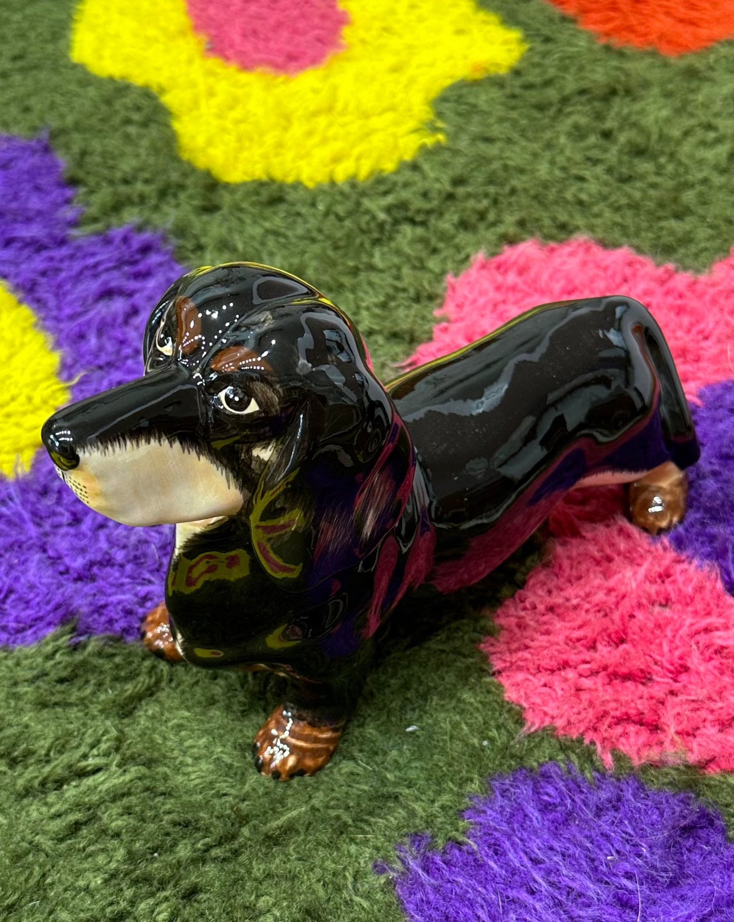 Ceramic 'Dachshund' Dog Sculpture