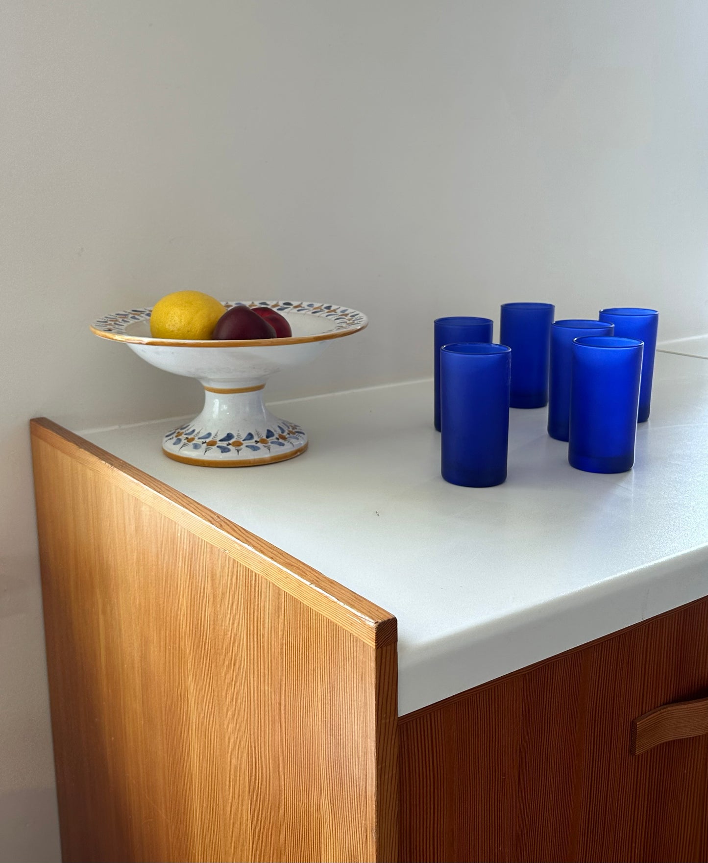 Royal Blue Drinking Glasses