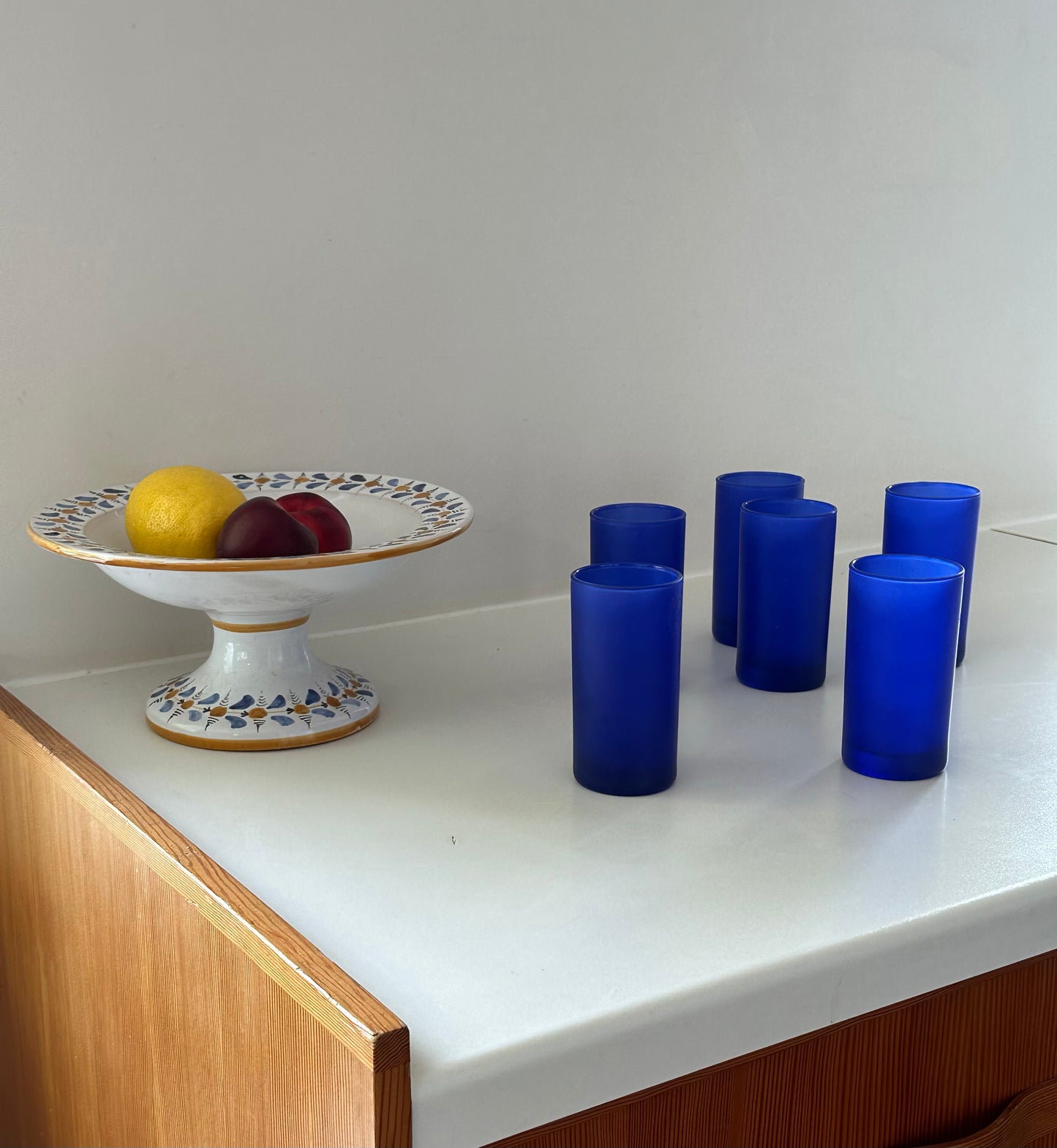 Royal Blue Drinking Glasses