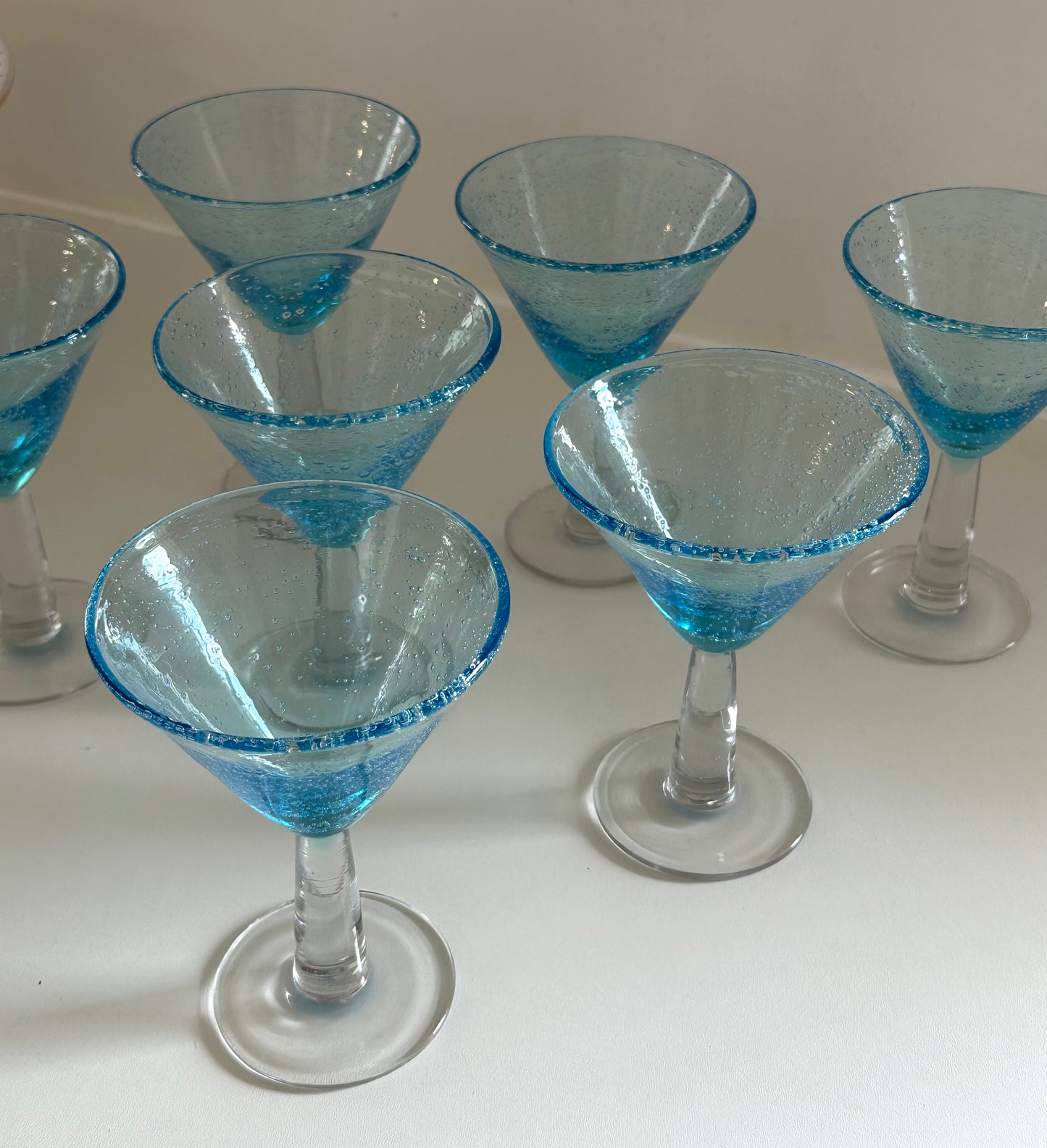 Set of 7 Cocktail Glasses