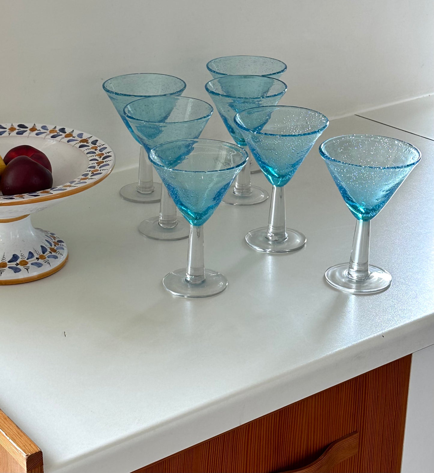 Set of 7 Cocktail Glasses