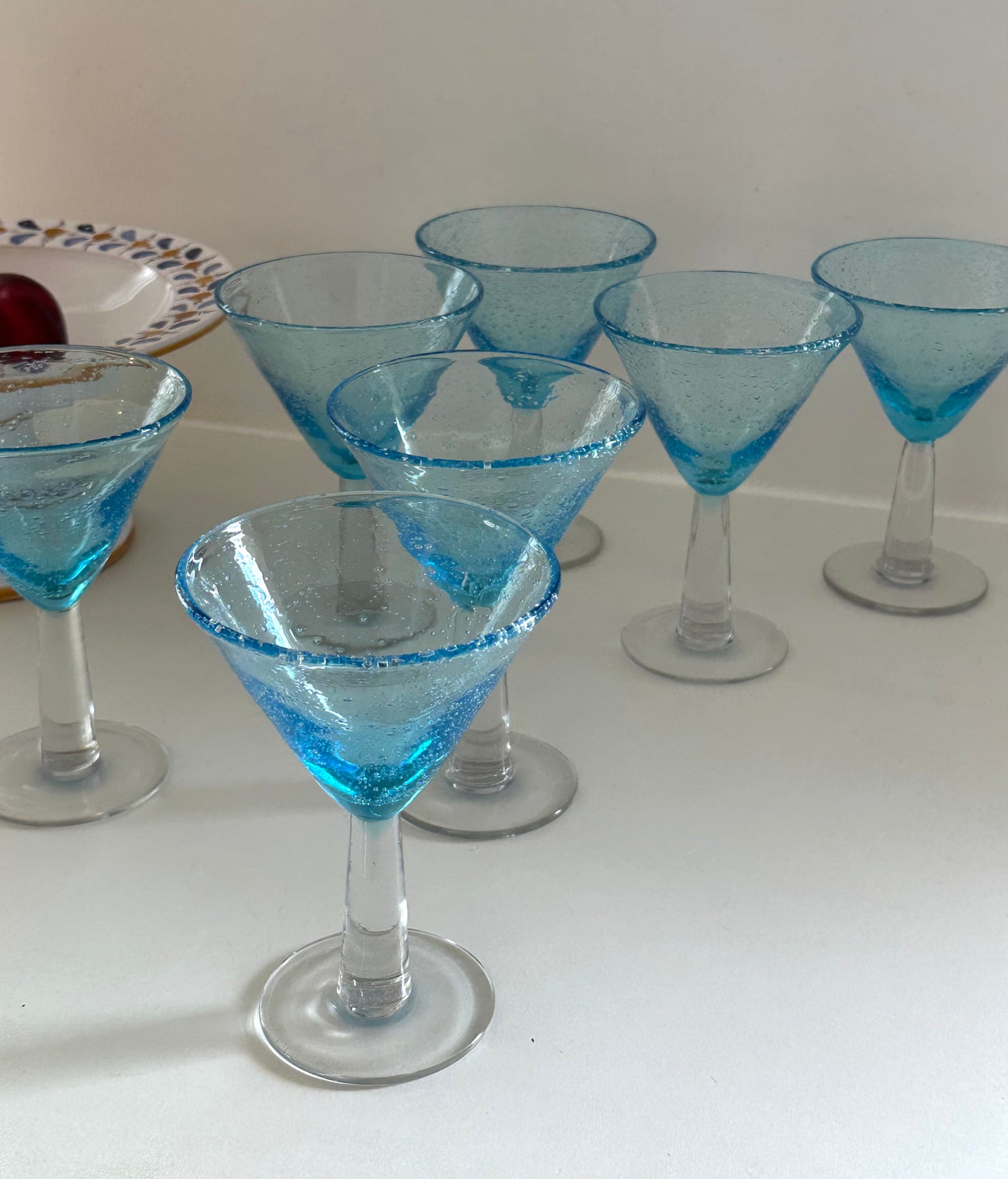 Set of 7 Cocktail Glasses