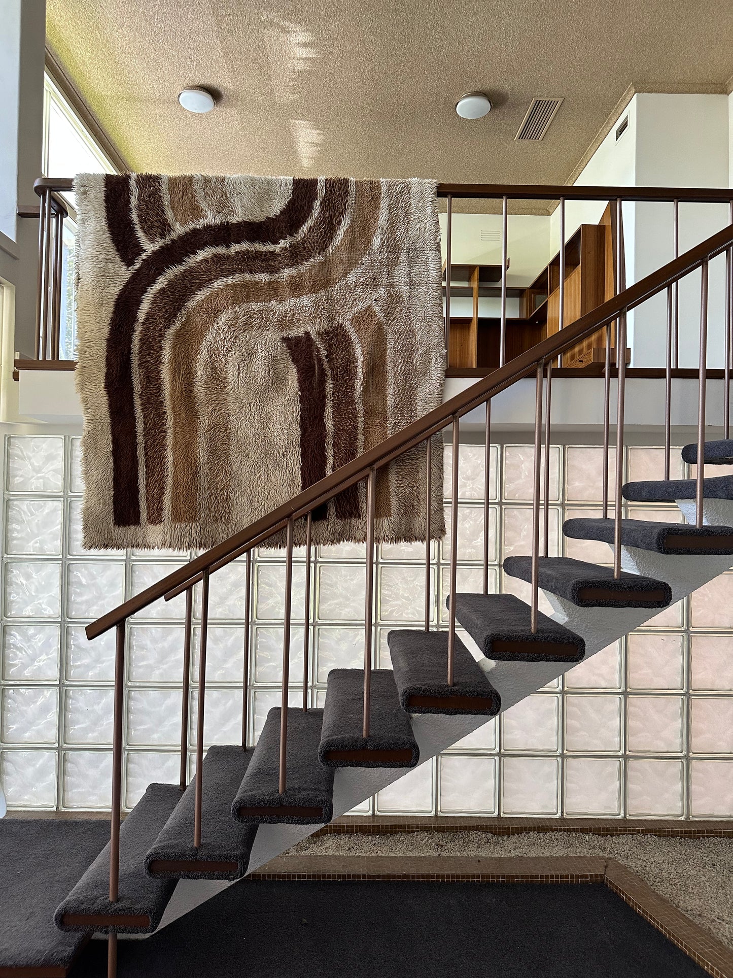 Vintage Flokati Rug