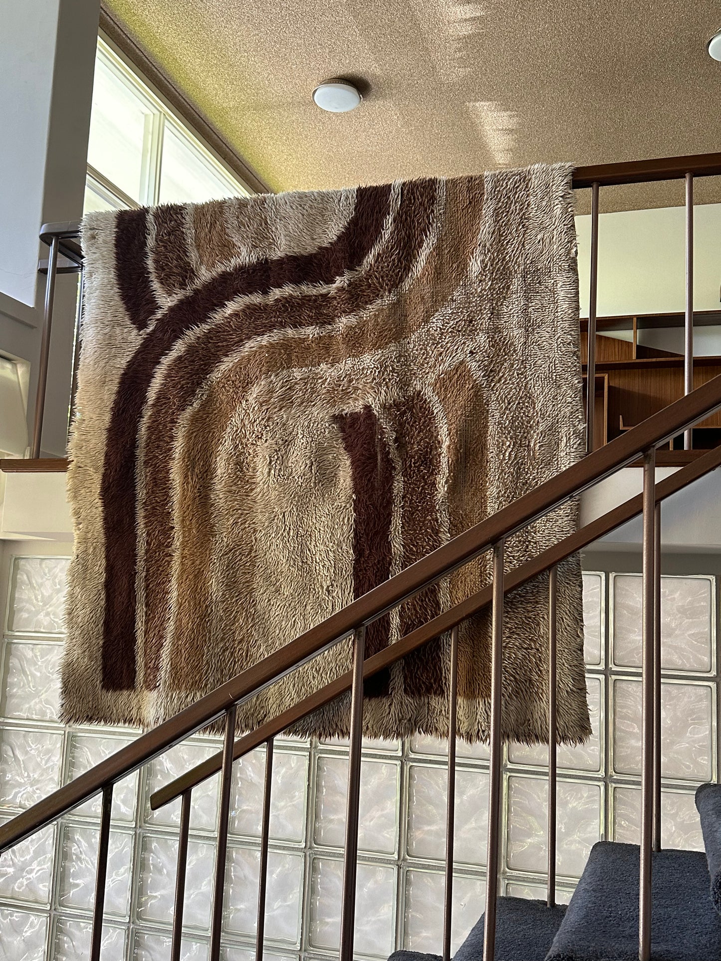 Vintage Flokati Rug