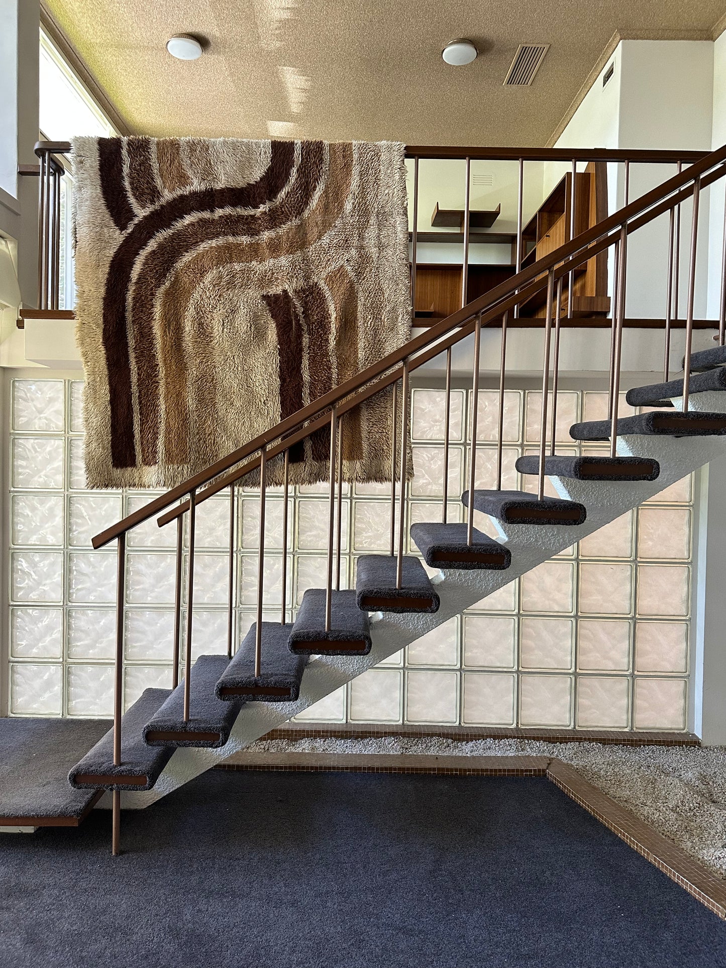 Vintage Flokati Rug
