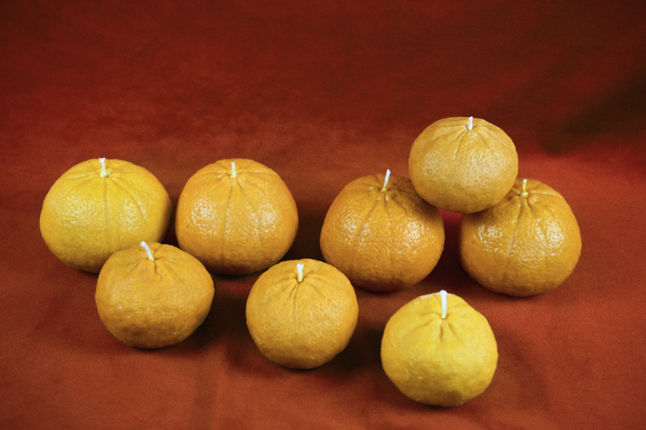 Large Mandarin Candle by Nonna’s Grocer