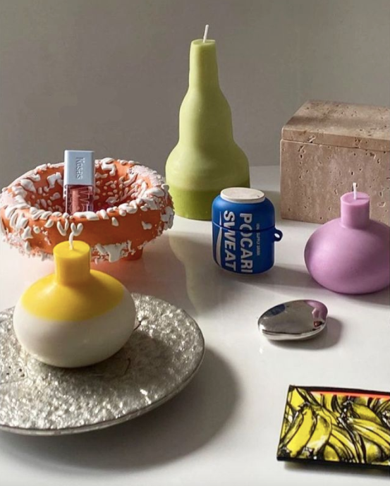 Egg Flip Cherry Bomb Candle