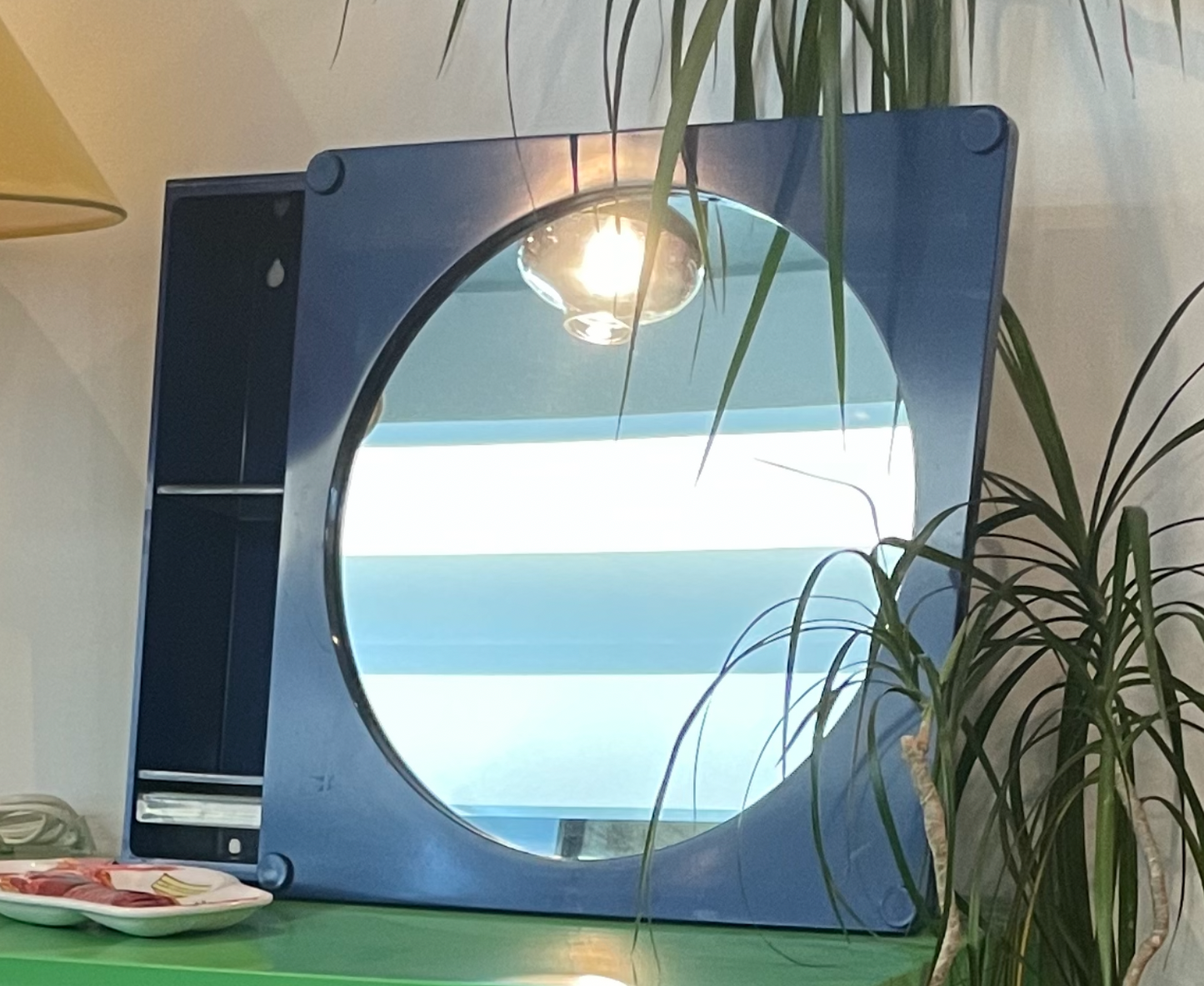 Blue Caroma Wall Mirror and Cabinet