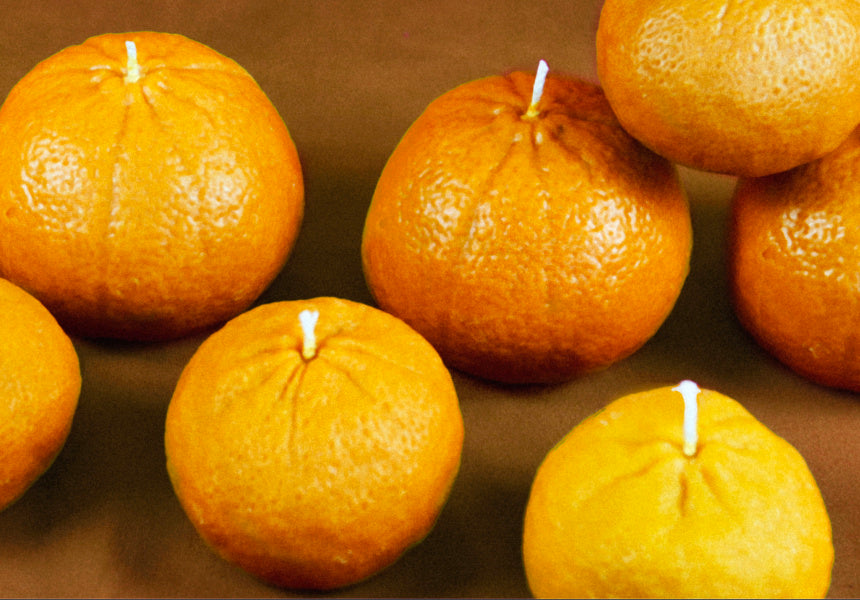 Small Mandarin Candle by Nonna’s Grocer