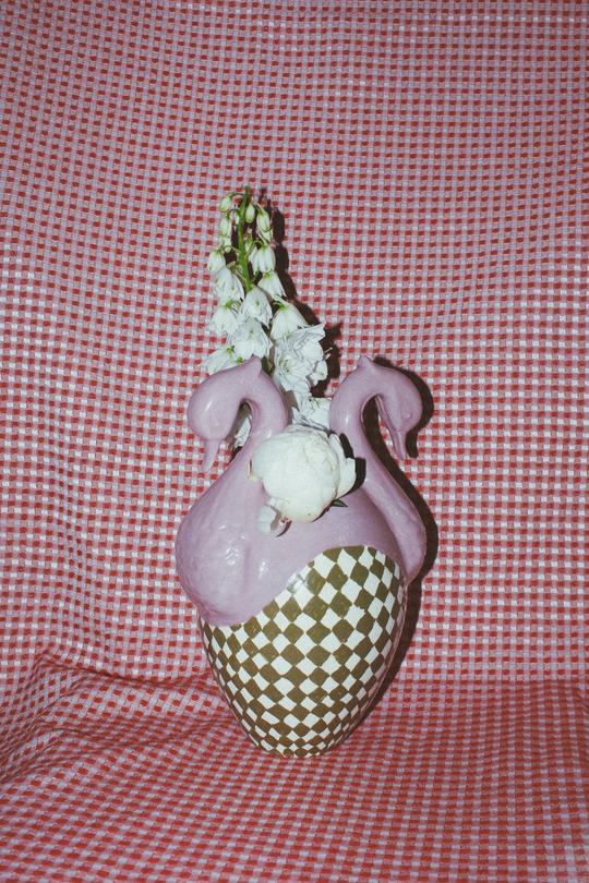 Swan Swan Vase