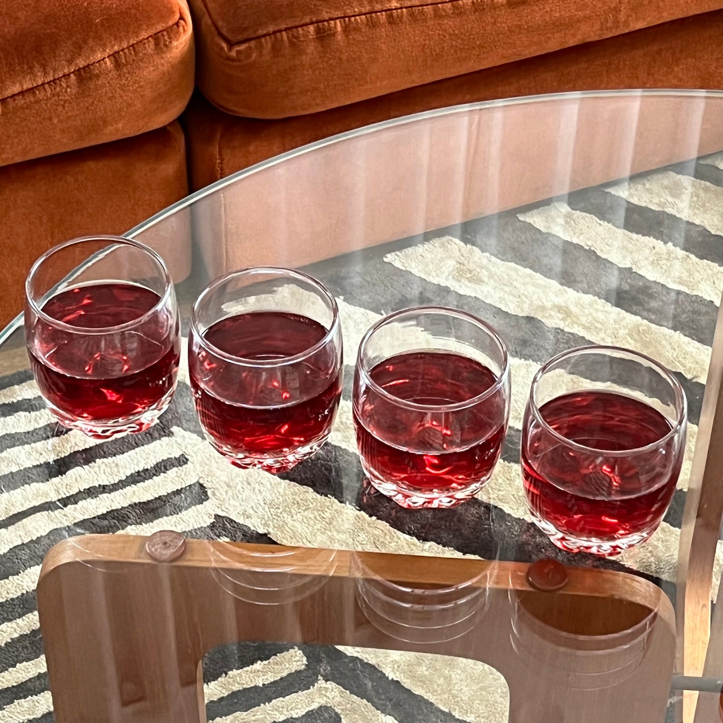 Whisky Glasses with bubble base