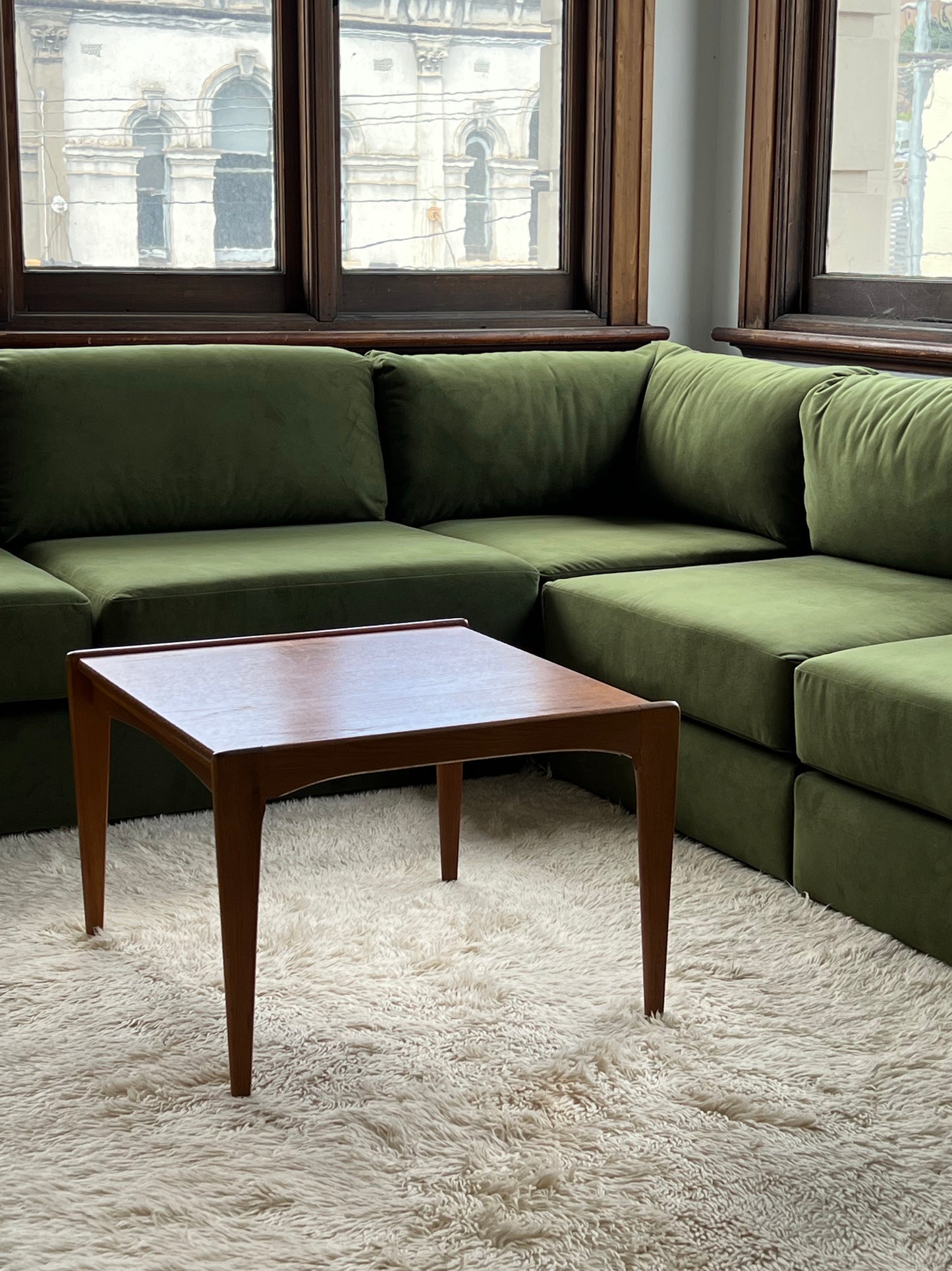 Square Teak Coffee Table