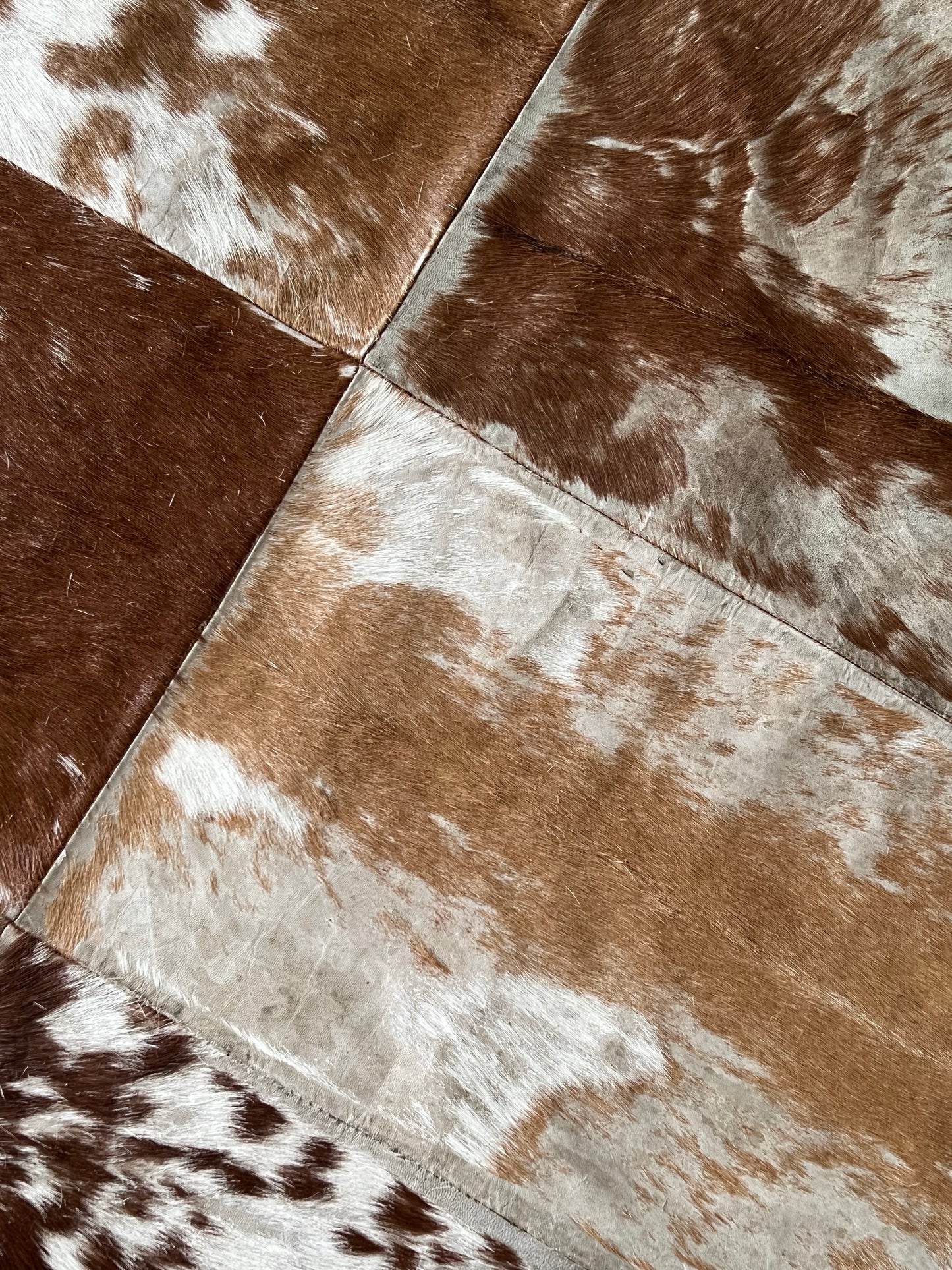 Patchwork Cow Hide Rug