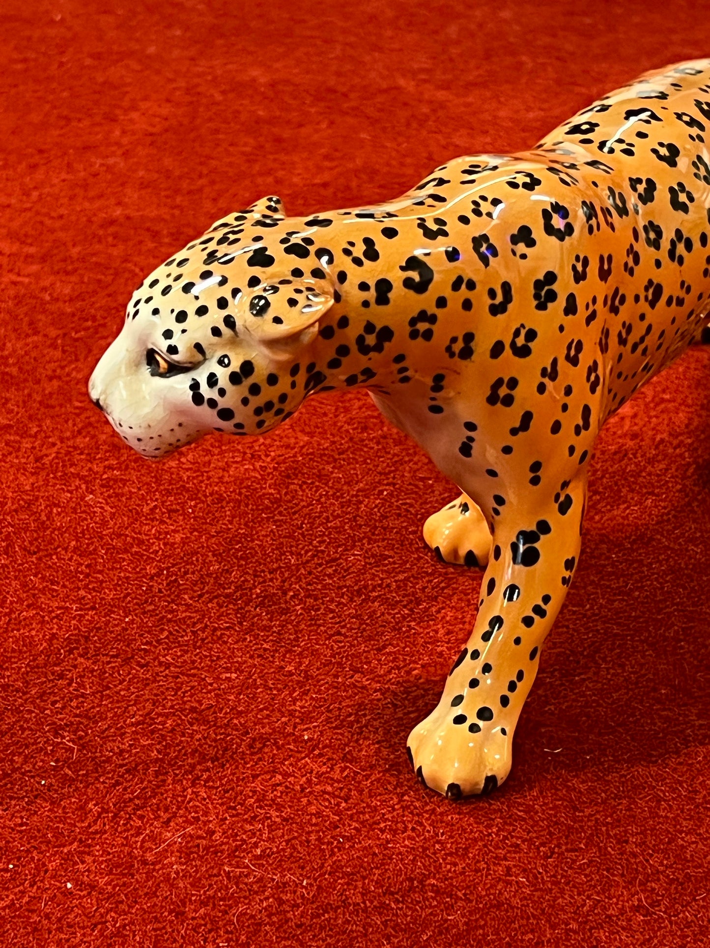 Beswick Leopard Statue