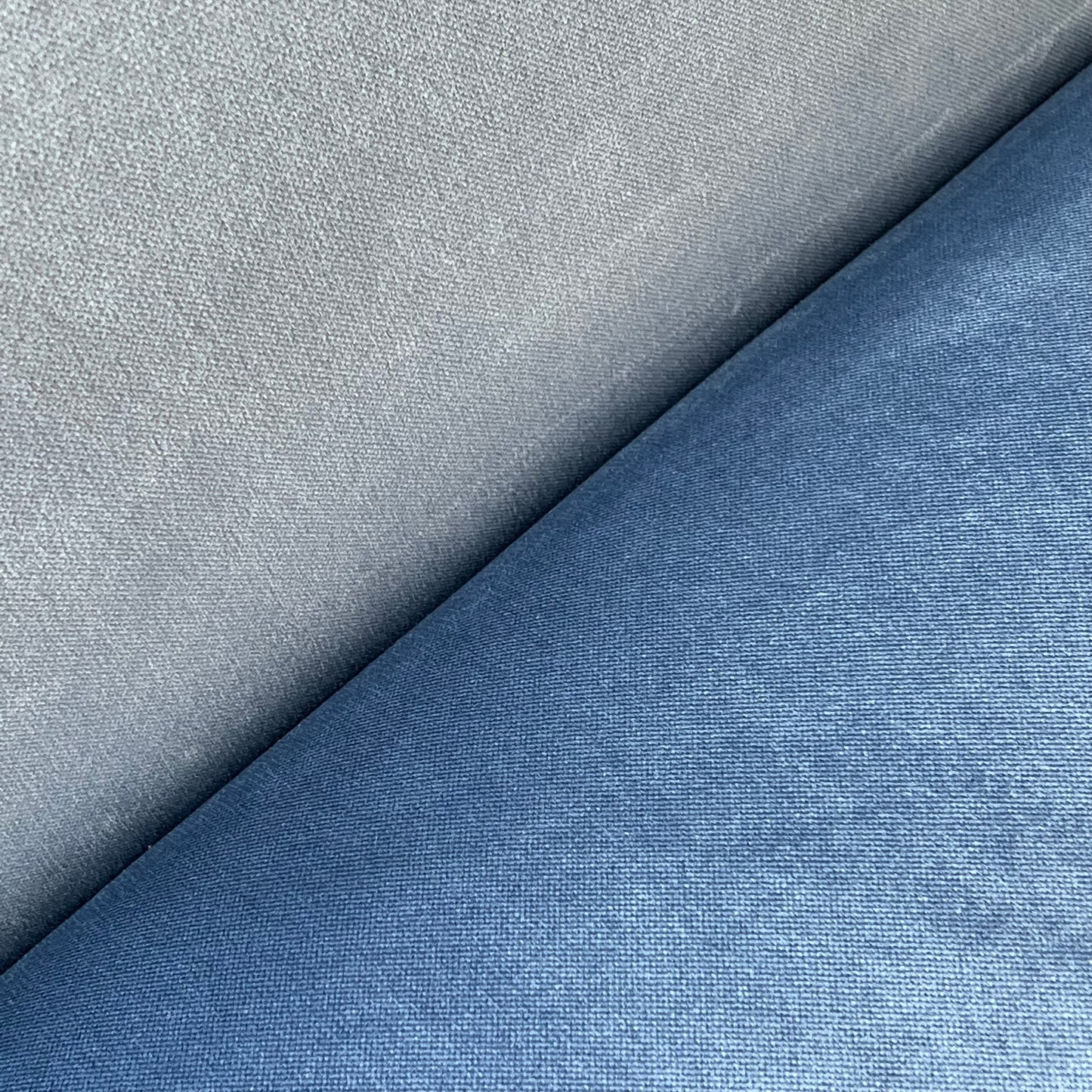 Dusty Blue Velvet Pod Armchairs