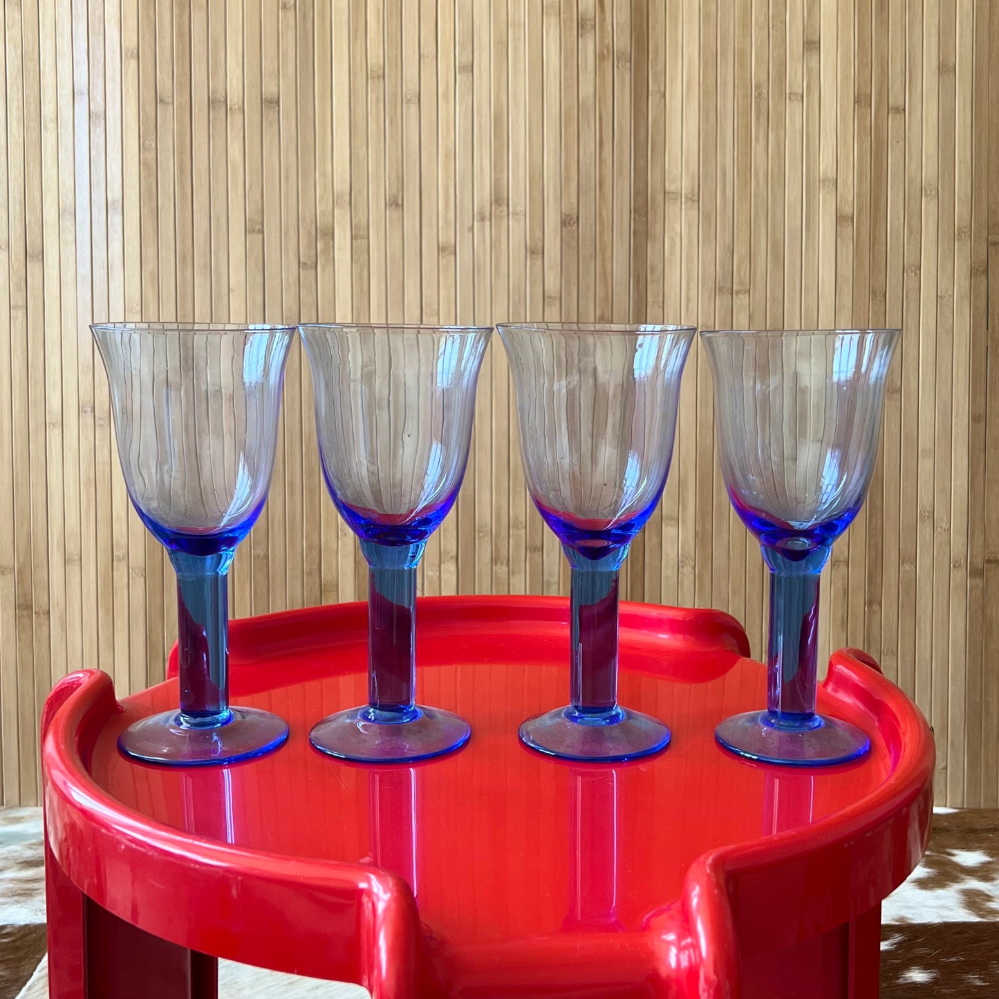 Blue Wine Glasses