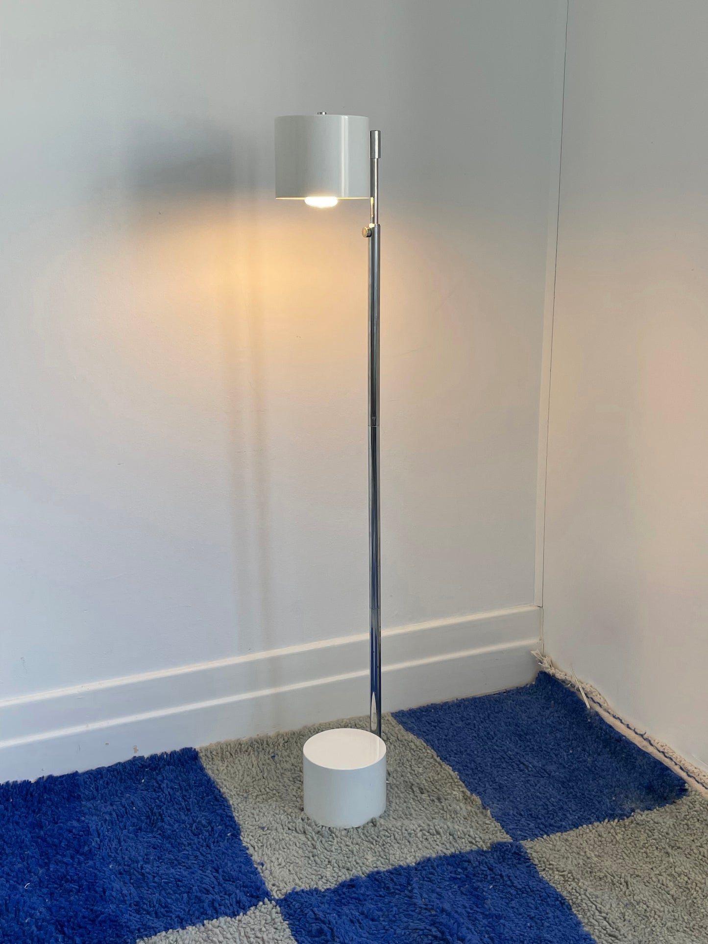 Cylindrical Mid Century Floor Lamp