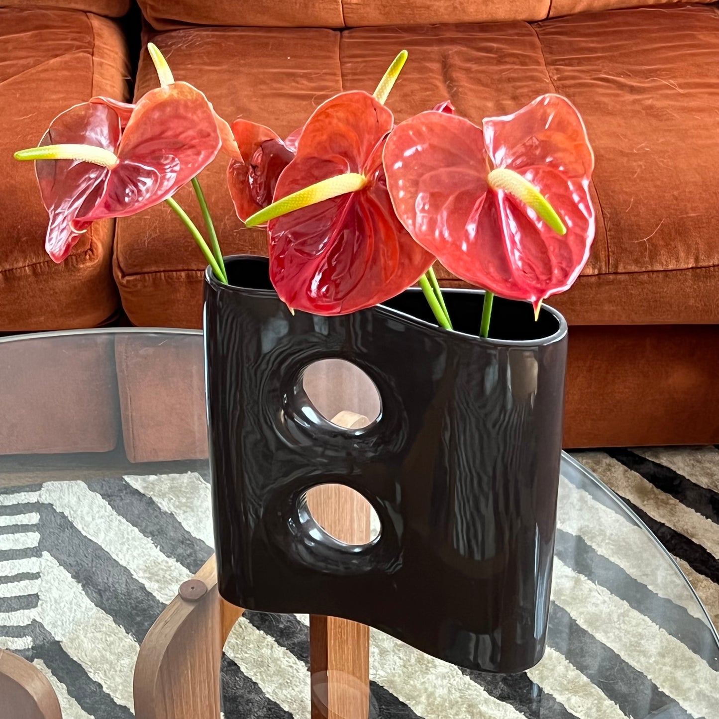 Retro Ceramic Brown Vase