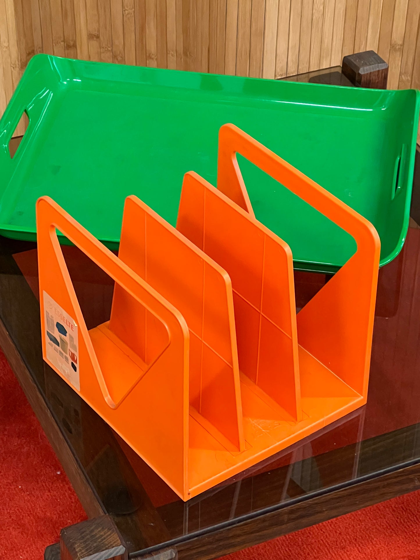 Plastic 1970s Record Stand