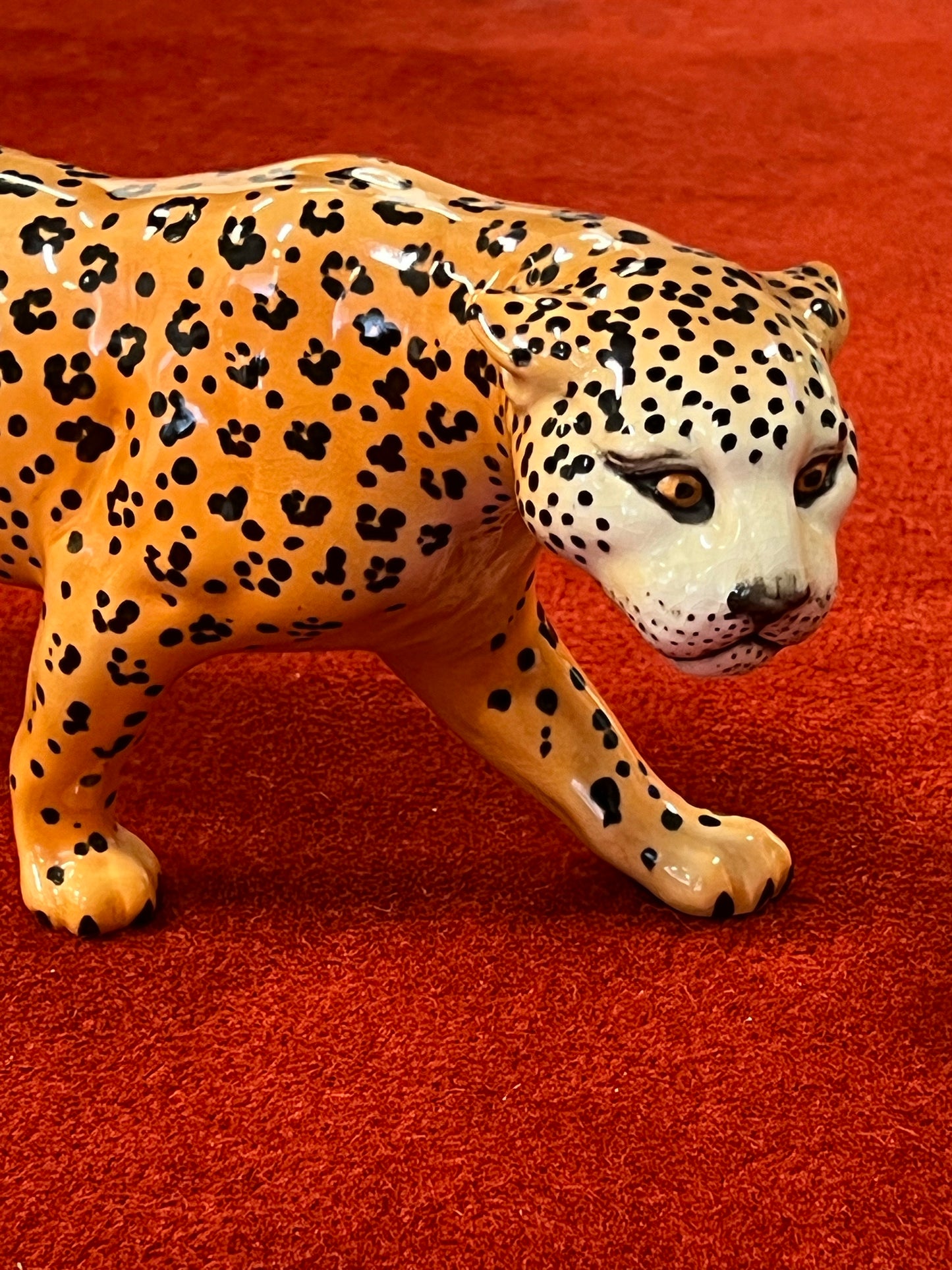 Beswick Leopard Statue
