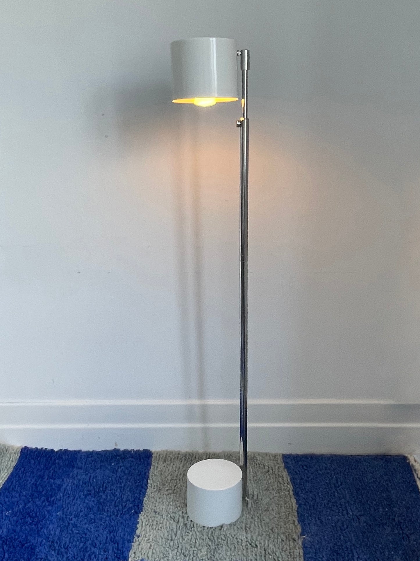 Cylindrical Mid Century Floor Lamp