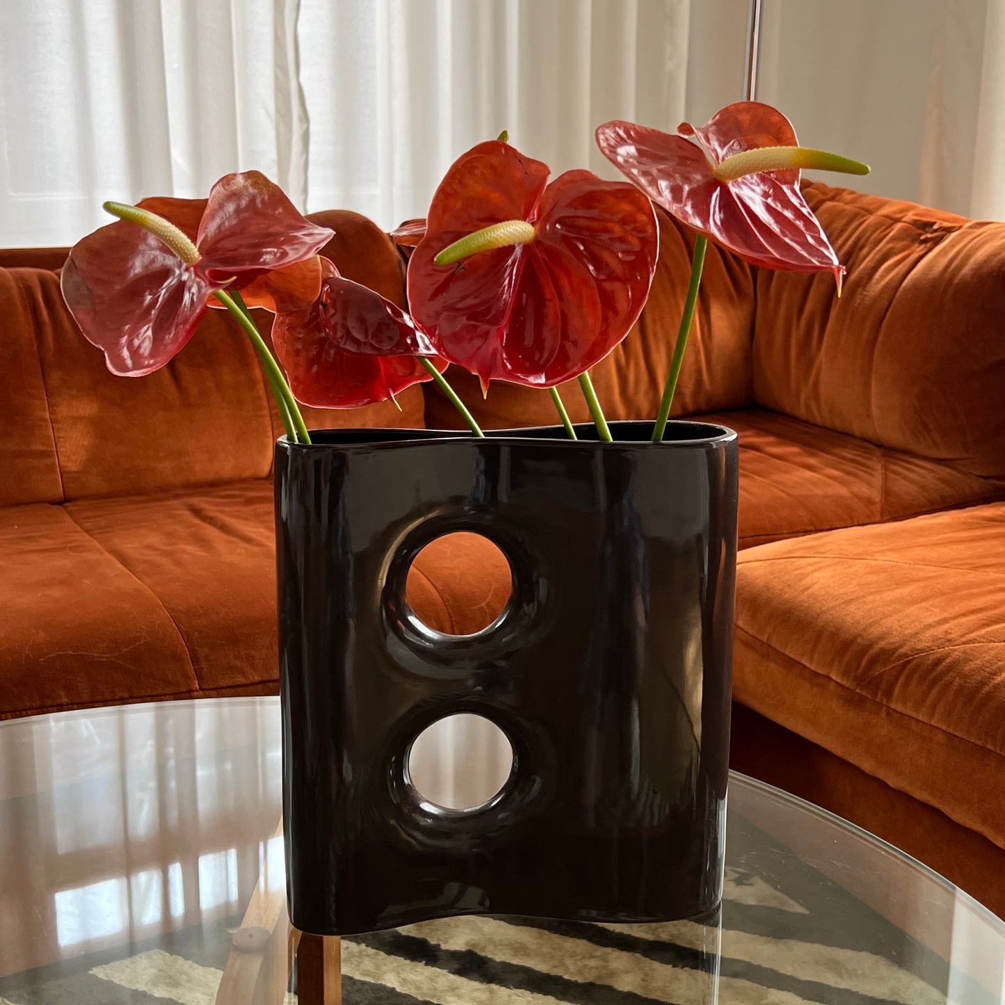 Retro Ceramic Brown Vase