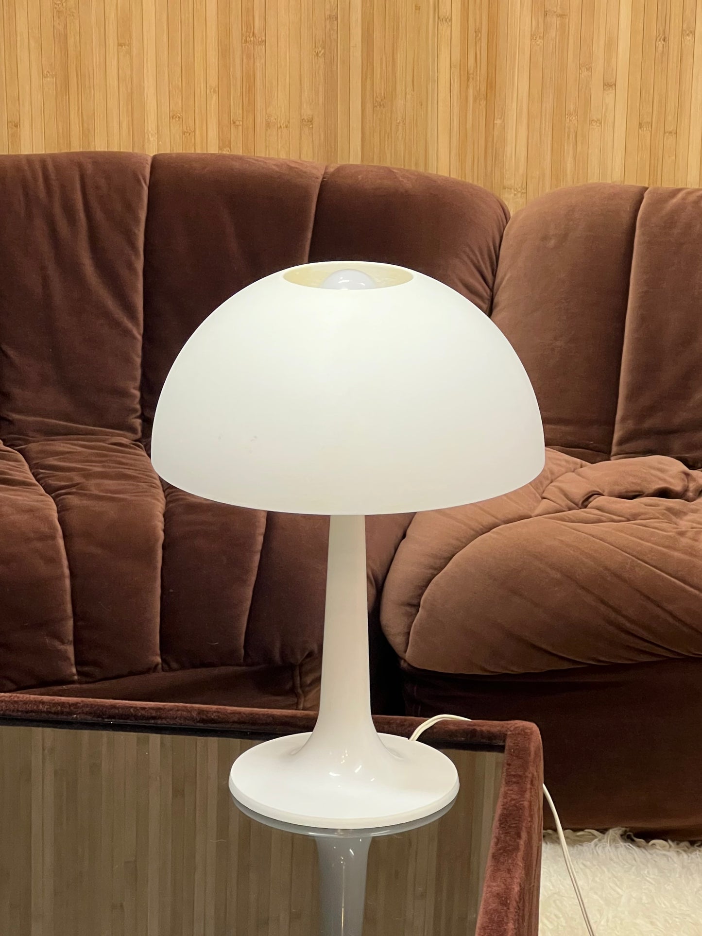 Plastic 70s Mushroom Lamp