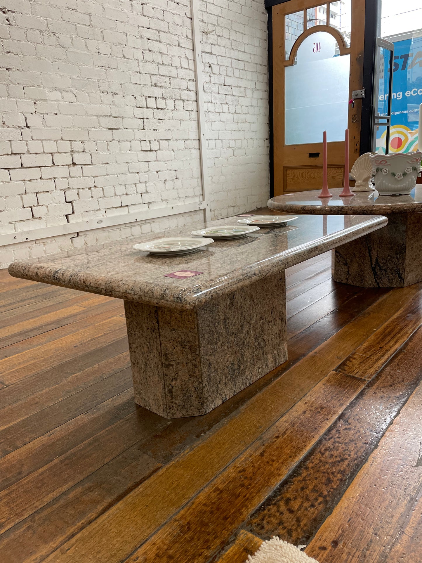 Rectangular Marble Coffee Table