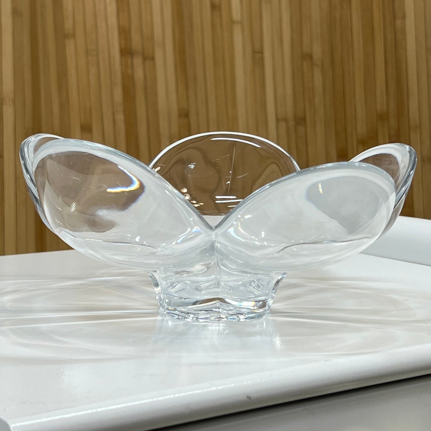 Glass Flower Bowl