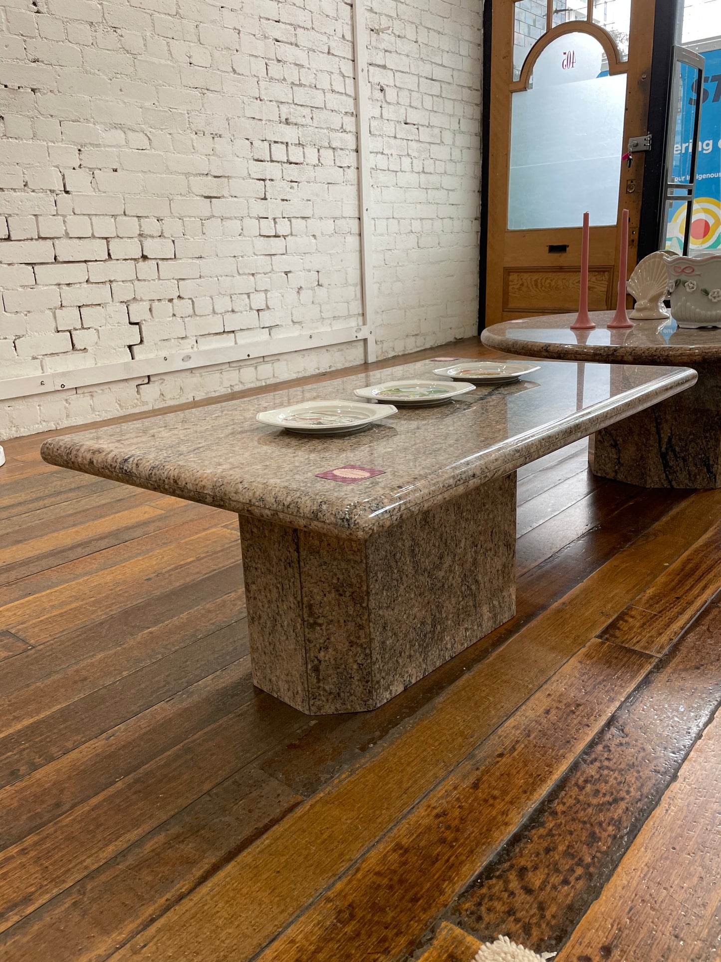 Rectangular Marble Coffee Table