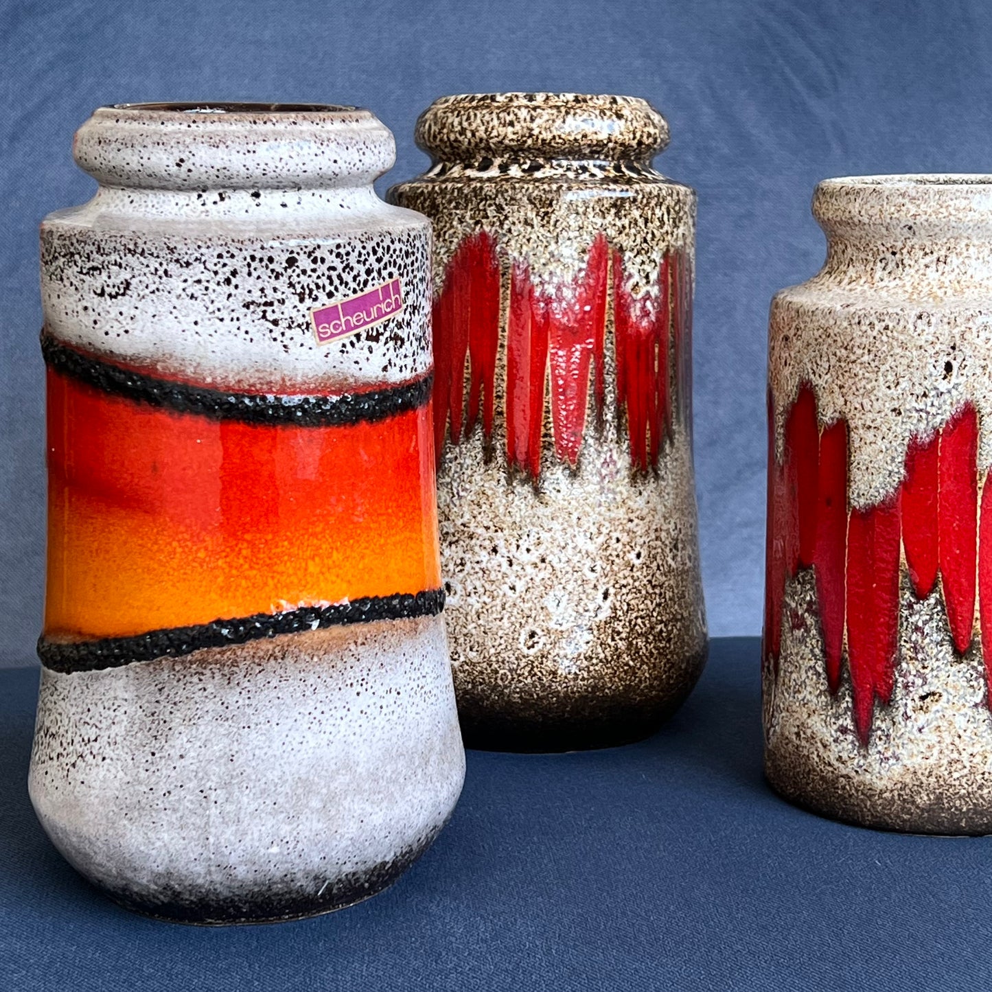 West German Scheurich Vases