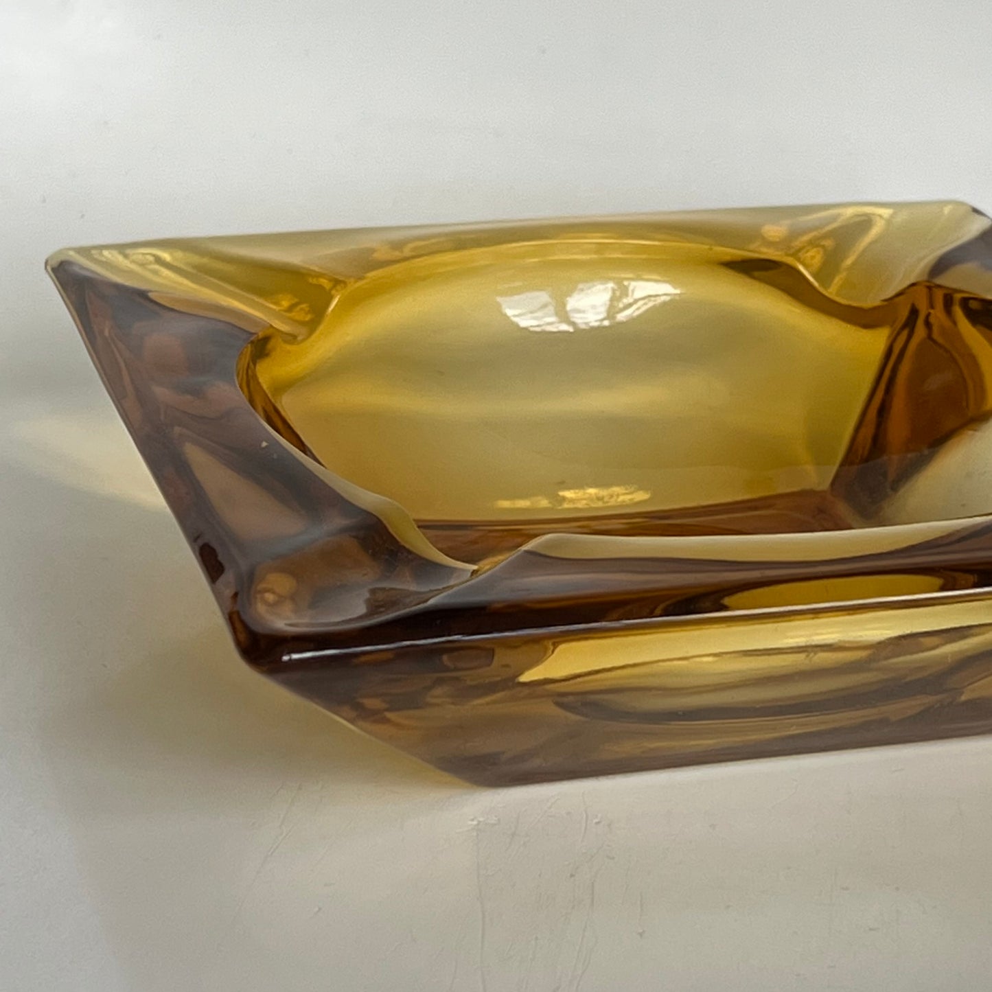 Amber Ashtray