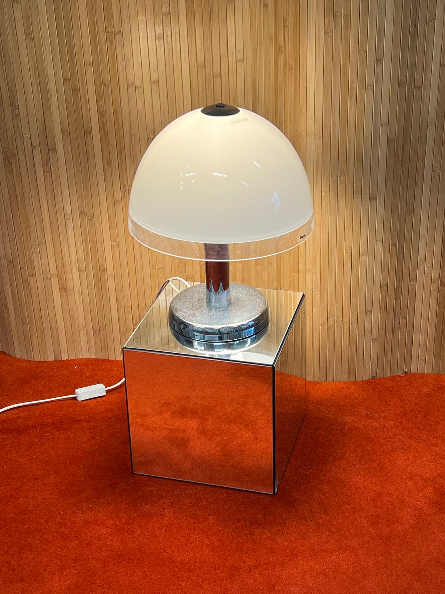 iGuzzini spa Baobab Mushroom Shade with chrome base