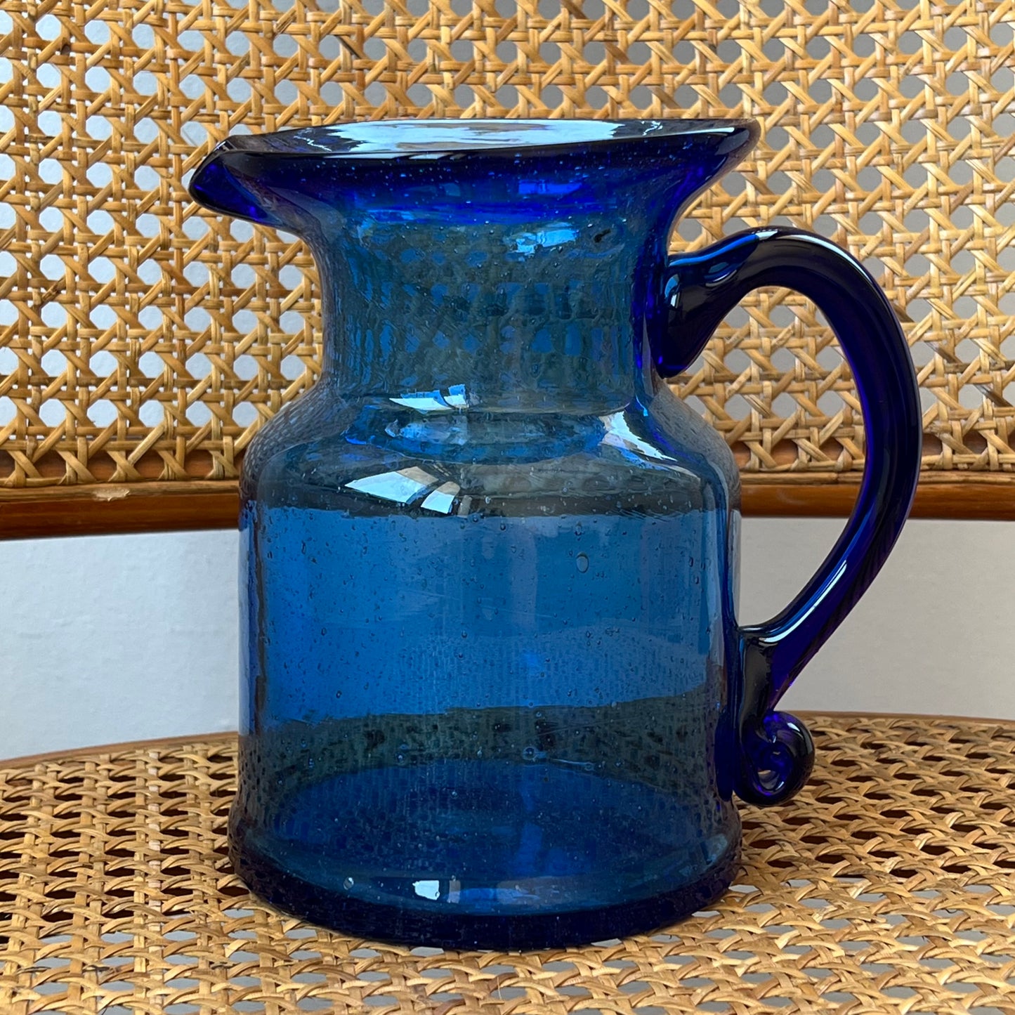 Blue Glass Jug