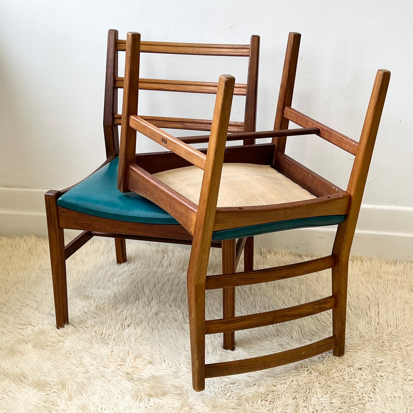 Ladder Back Dining Chairs c1960s