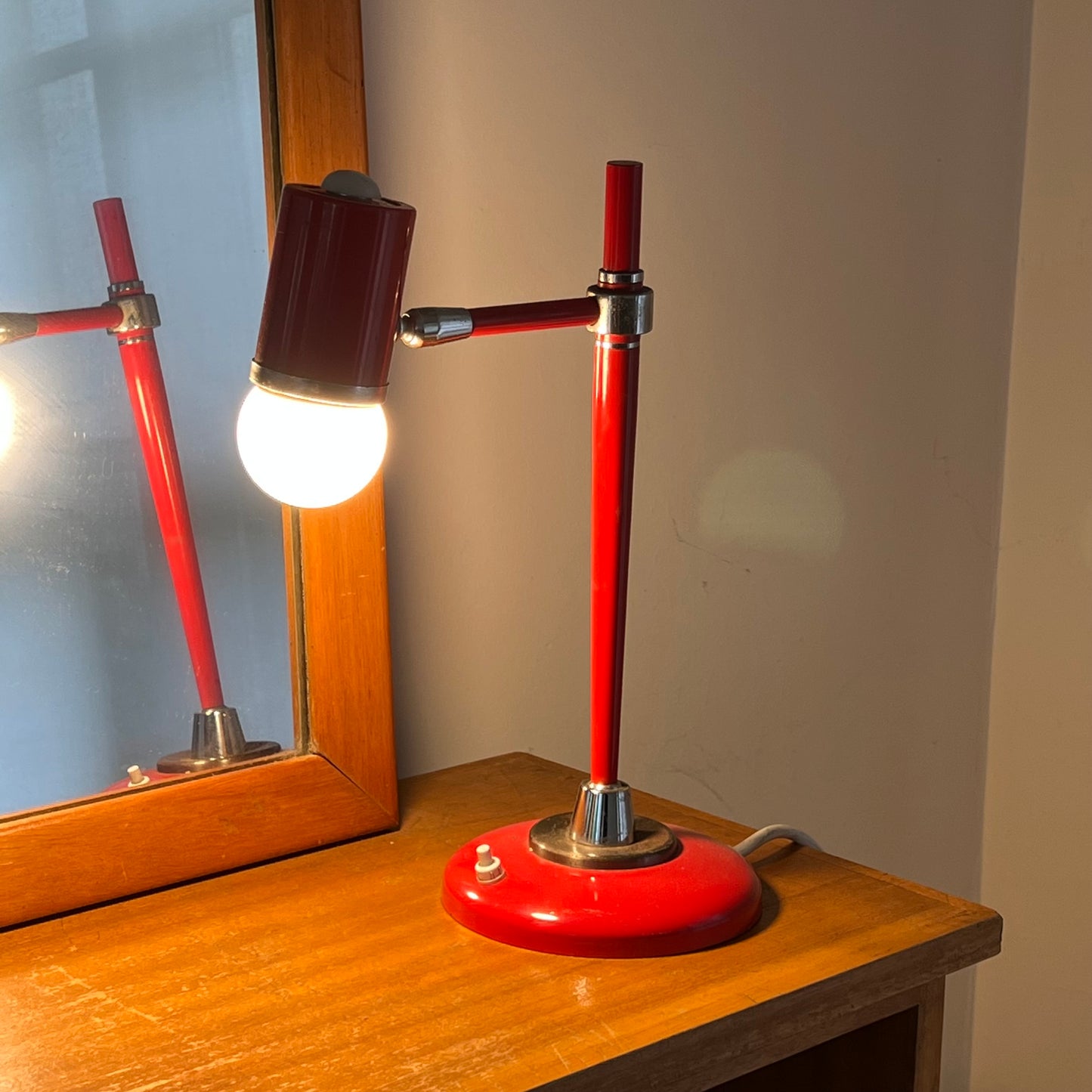 Red Desk Lamp
