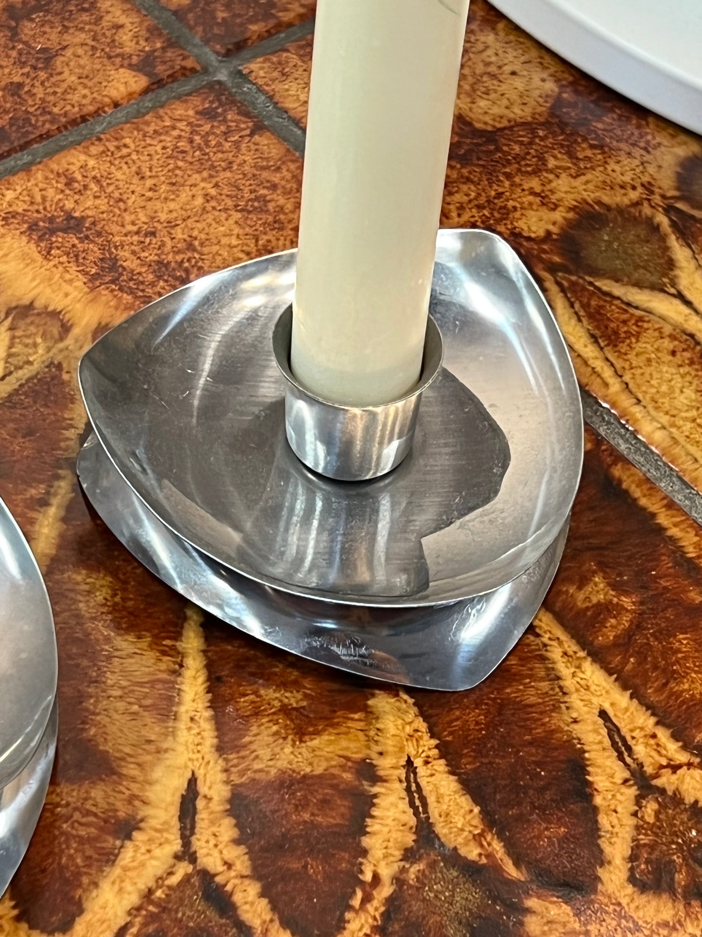 Denmark Stainless Steel Candlesticks