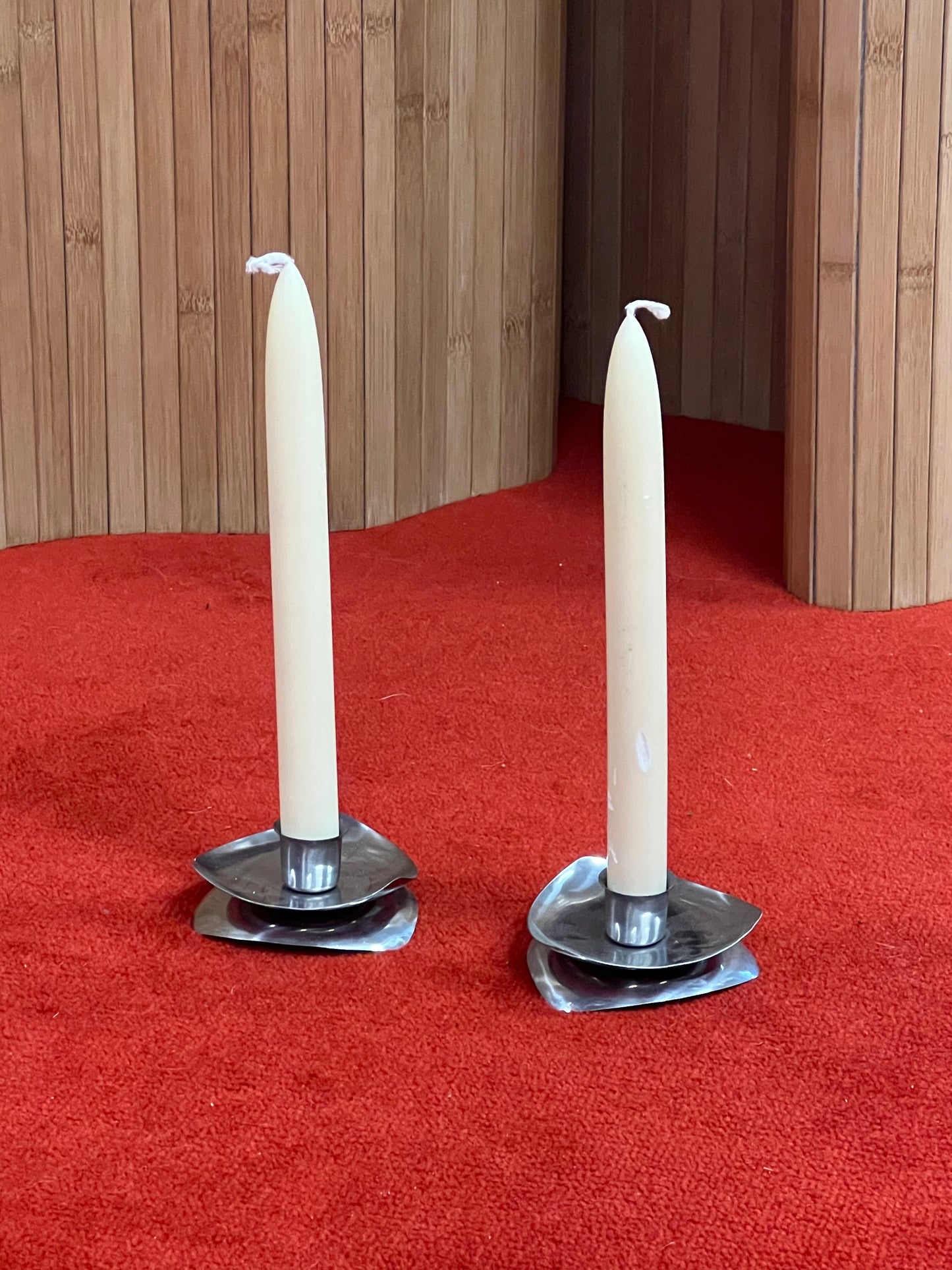 Denmark Stainless Steel Candlesticks