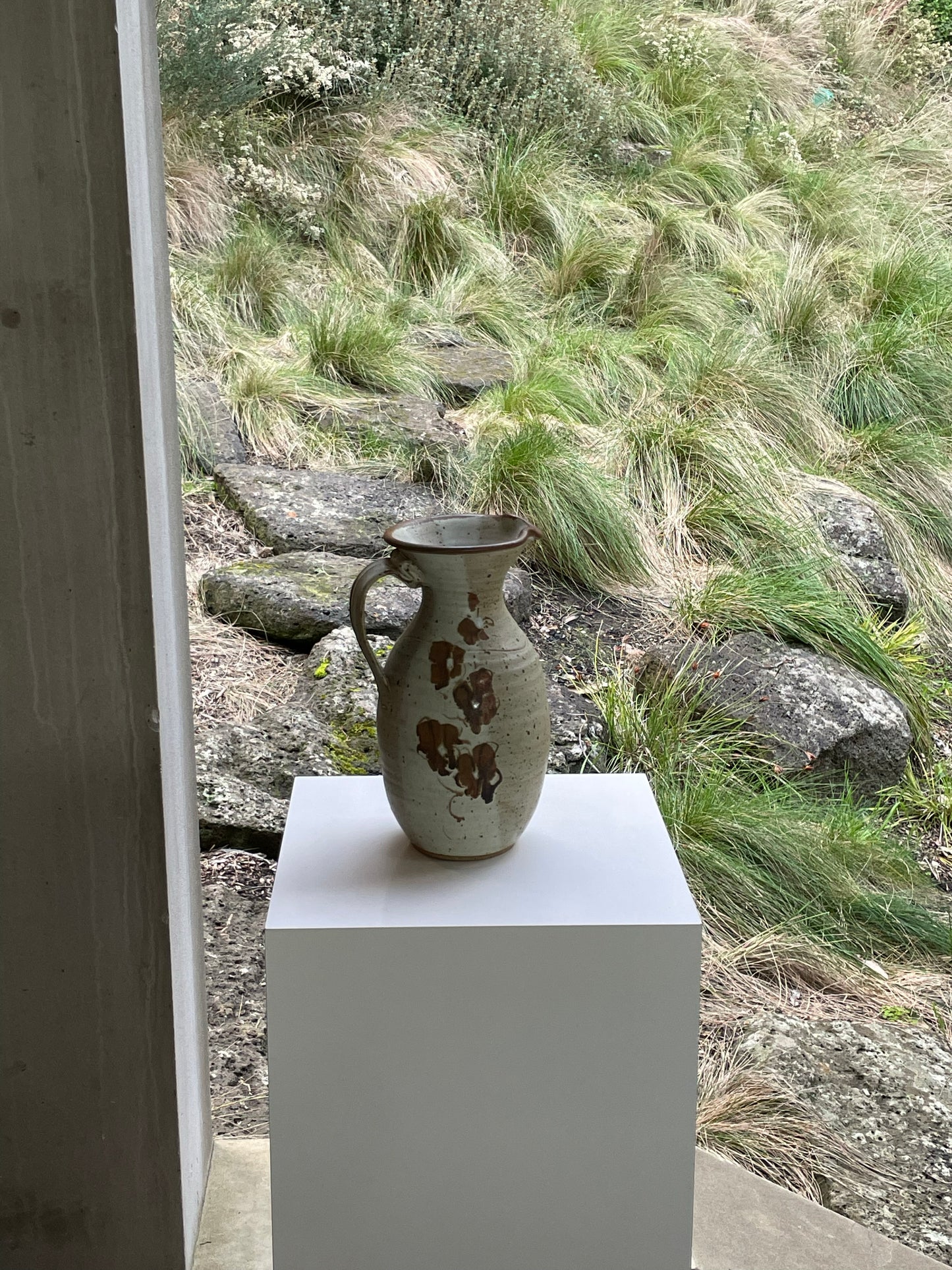 Ewer Glazed Earthenware Jug