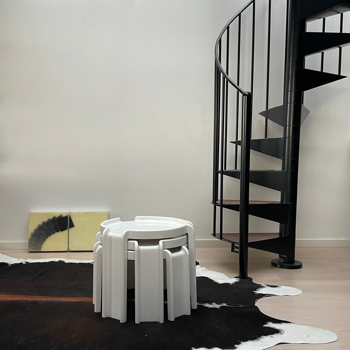 Kartell Nesting Tables in white